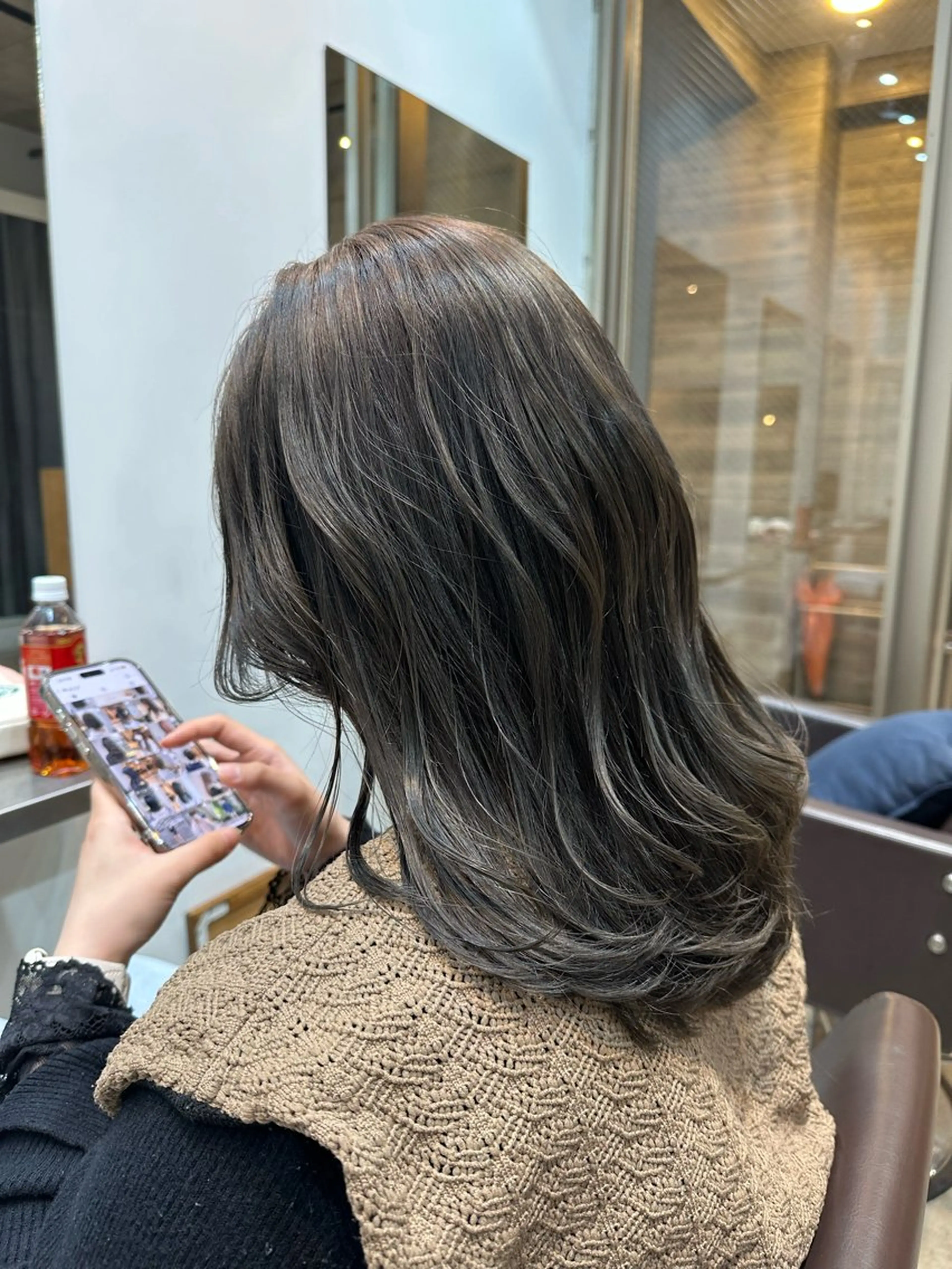 〖🌟リピーター様限定🌟〗前髪カット➕透明感カラー🫧の写真