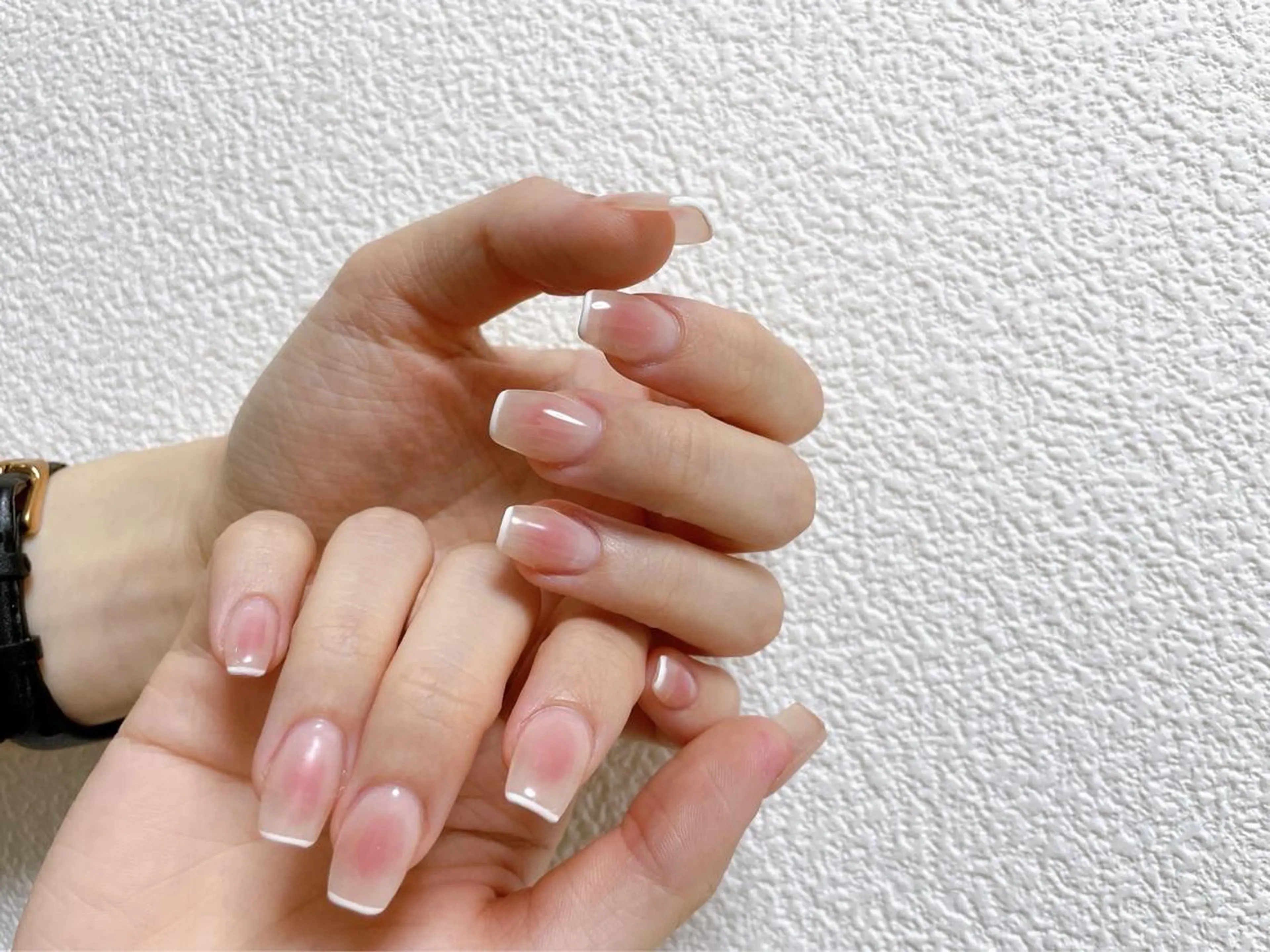 ネイル チークネイル 桜ネイル フレンチネイル ジェルネイル ガラスフレンチ ハンドネイル kiki nail &brow二子玉川の眉毛・アイブロウイメージ