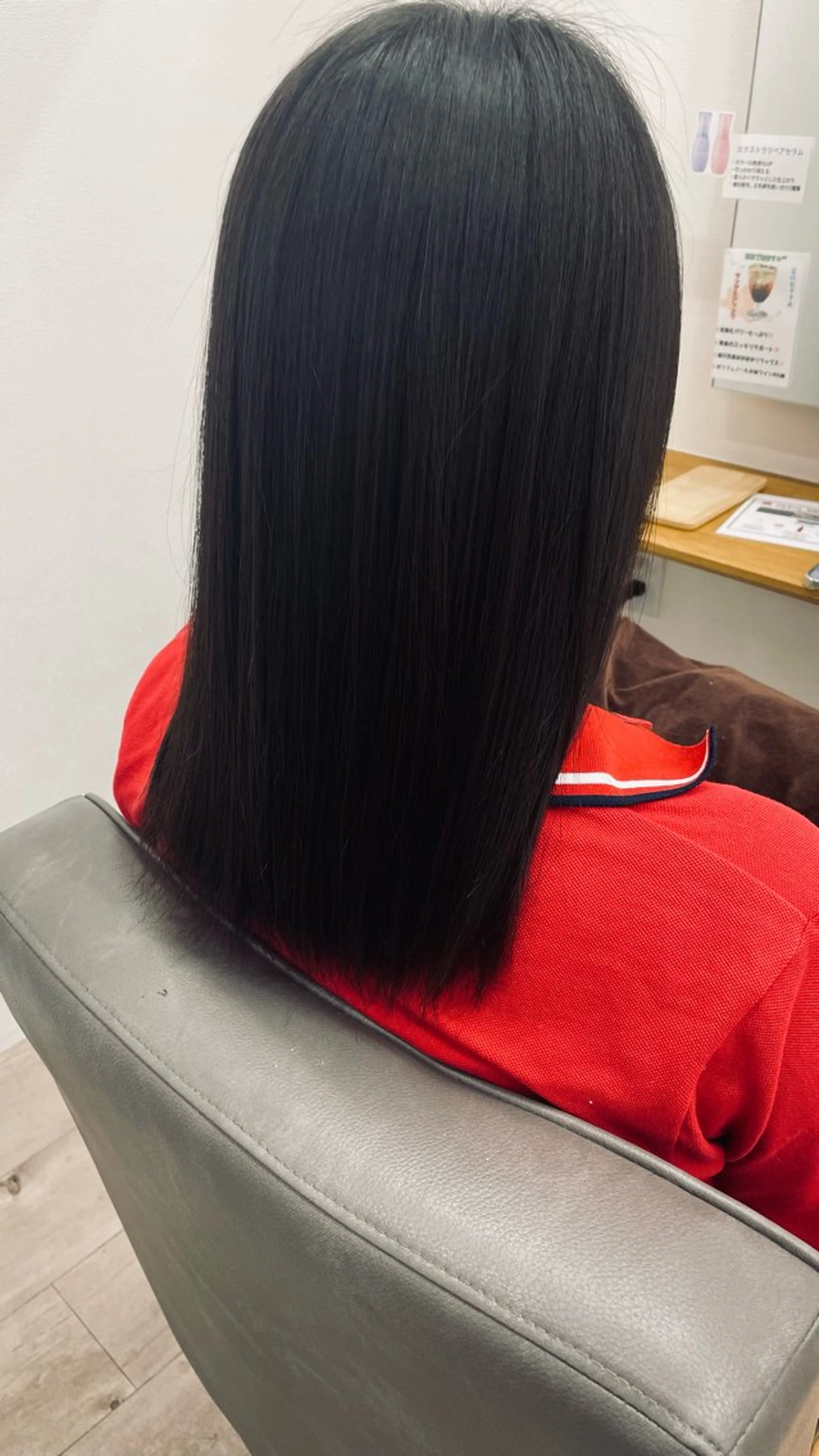 セミロング 縮毛矯正 縣空/LE-PLA BEAU Anteのヘアスタイル