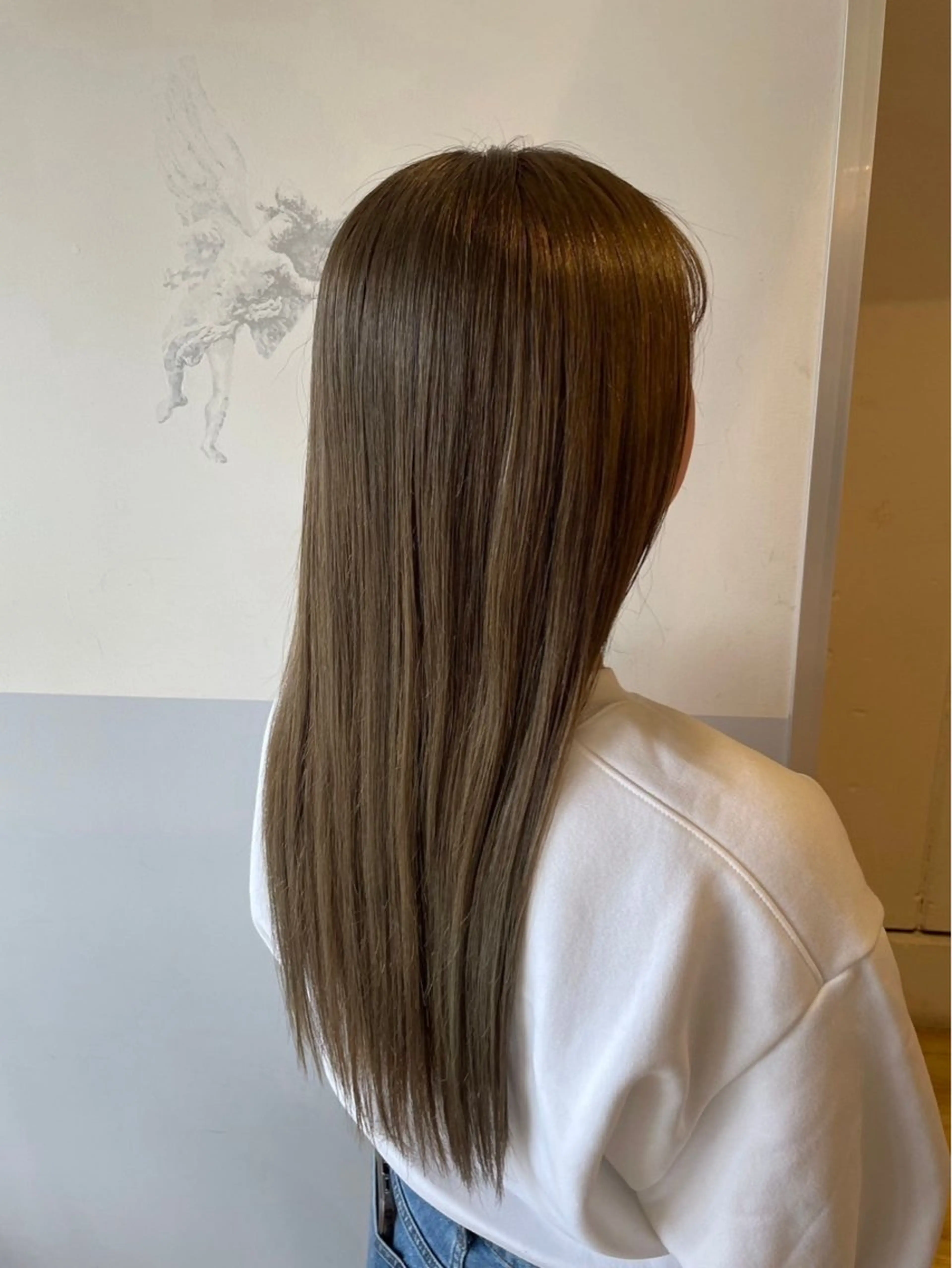 ロング 森本 朝香のヘアスタイル