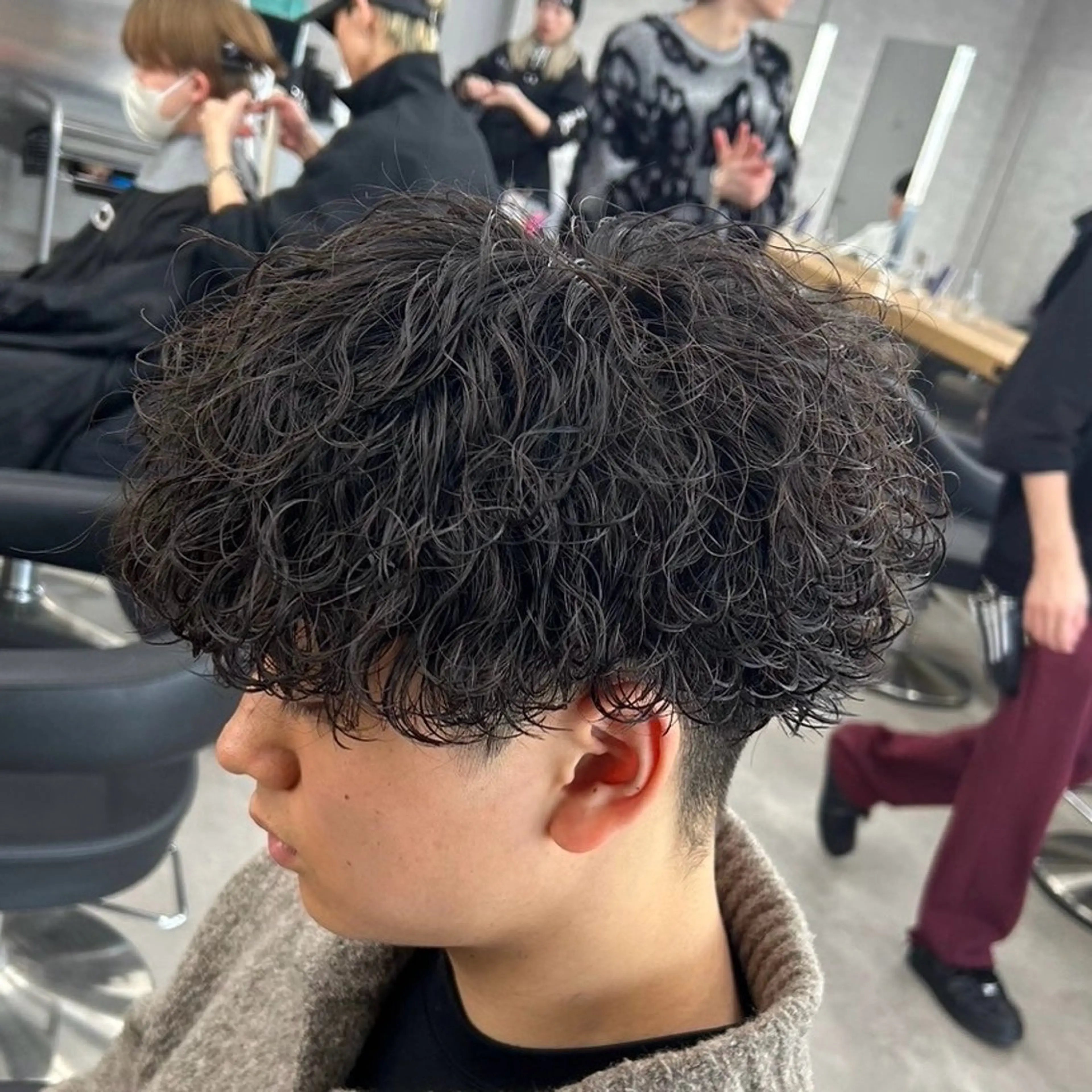 ショート パーマ メンズ 🖤Ayumi🖤 メンズ特化❤️‍🔥のヘアスタイル