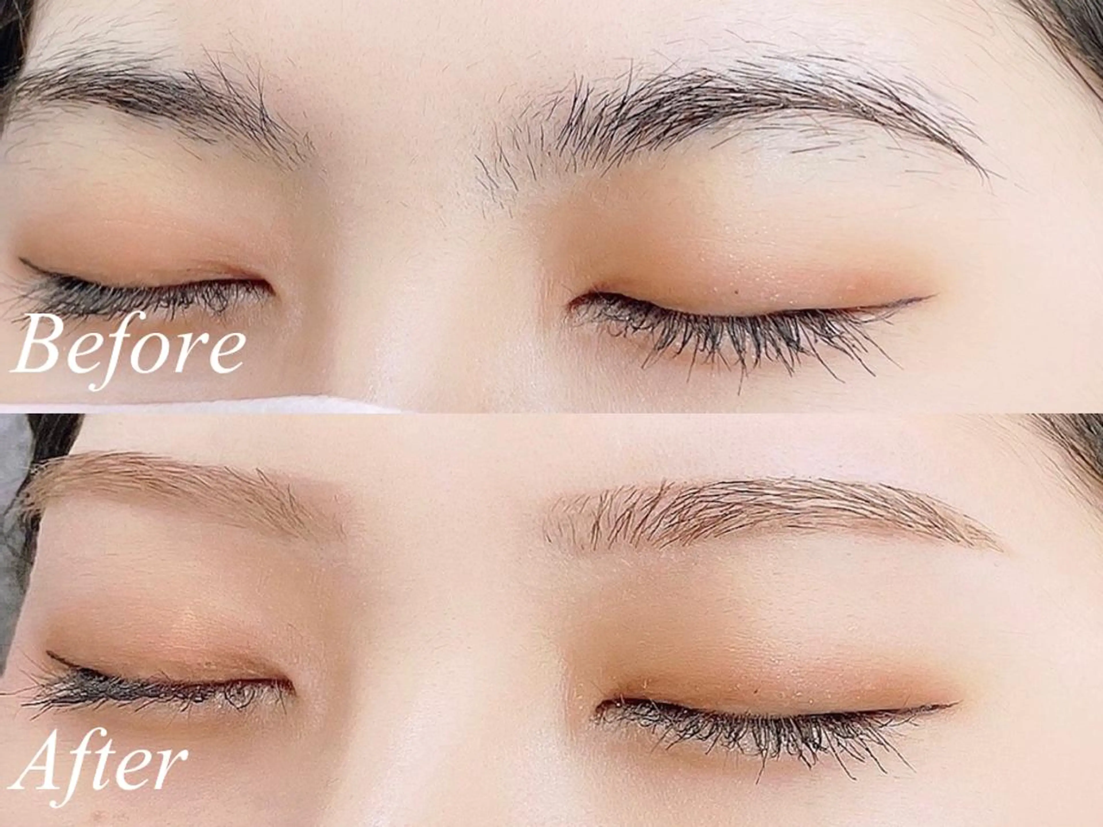 学割U24🎓《ナチュラル眉🌱》美眉アイブロウWAX+間引き (メイク込) ¥4500の写真