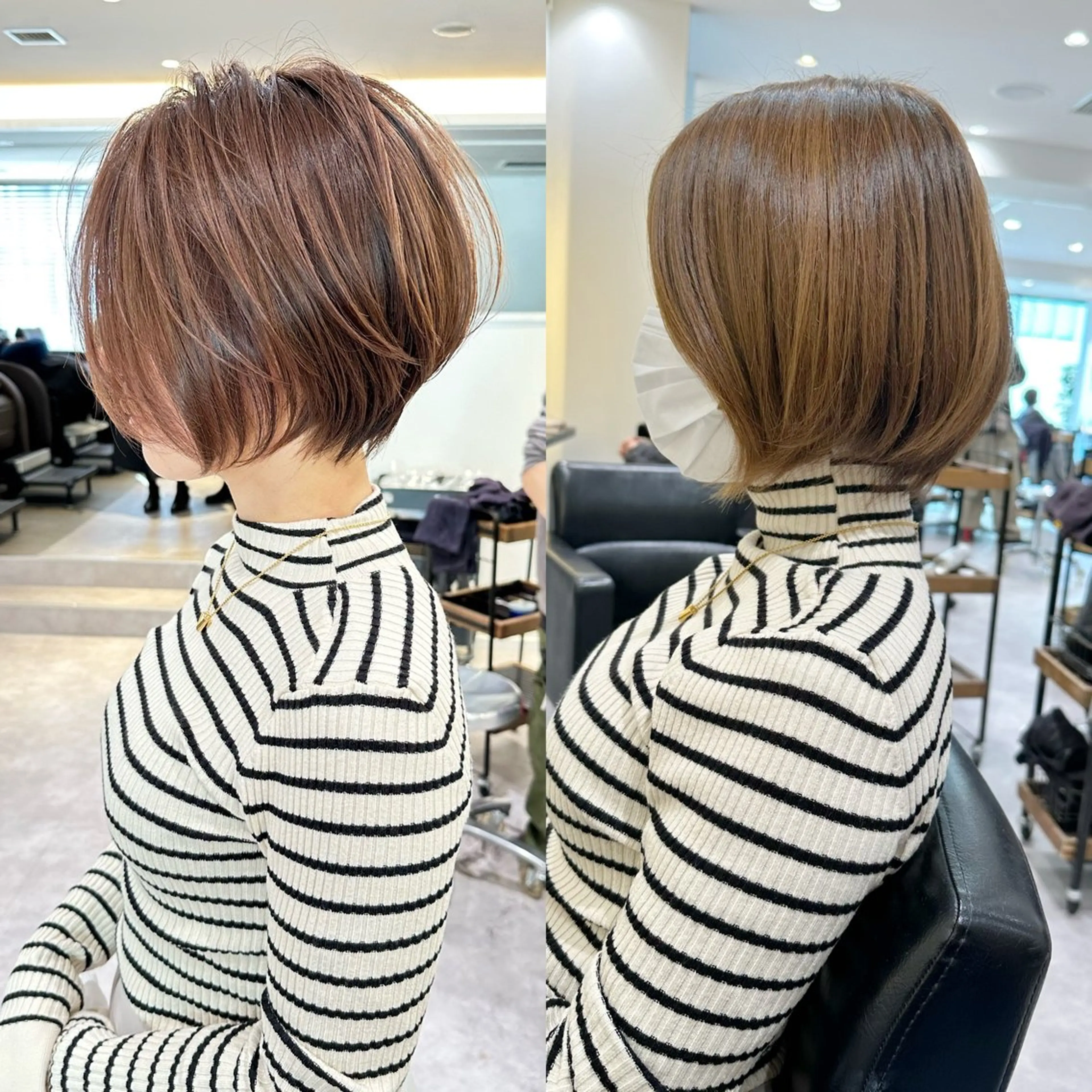 ショート 丸みショート くびれヘア ショートヘア ✨大人ショート特化 /カットモデル/銀座のヘアスタイル