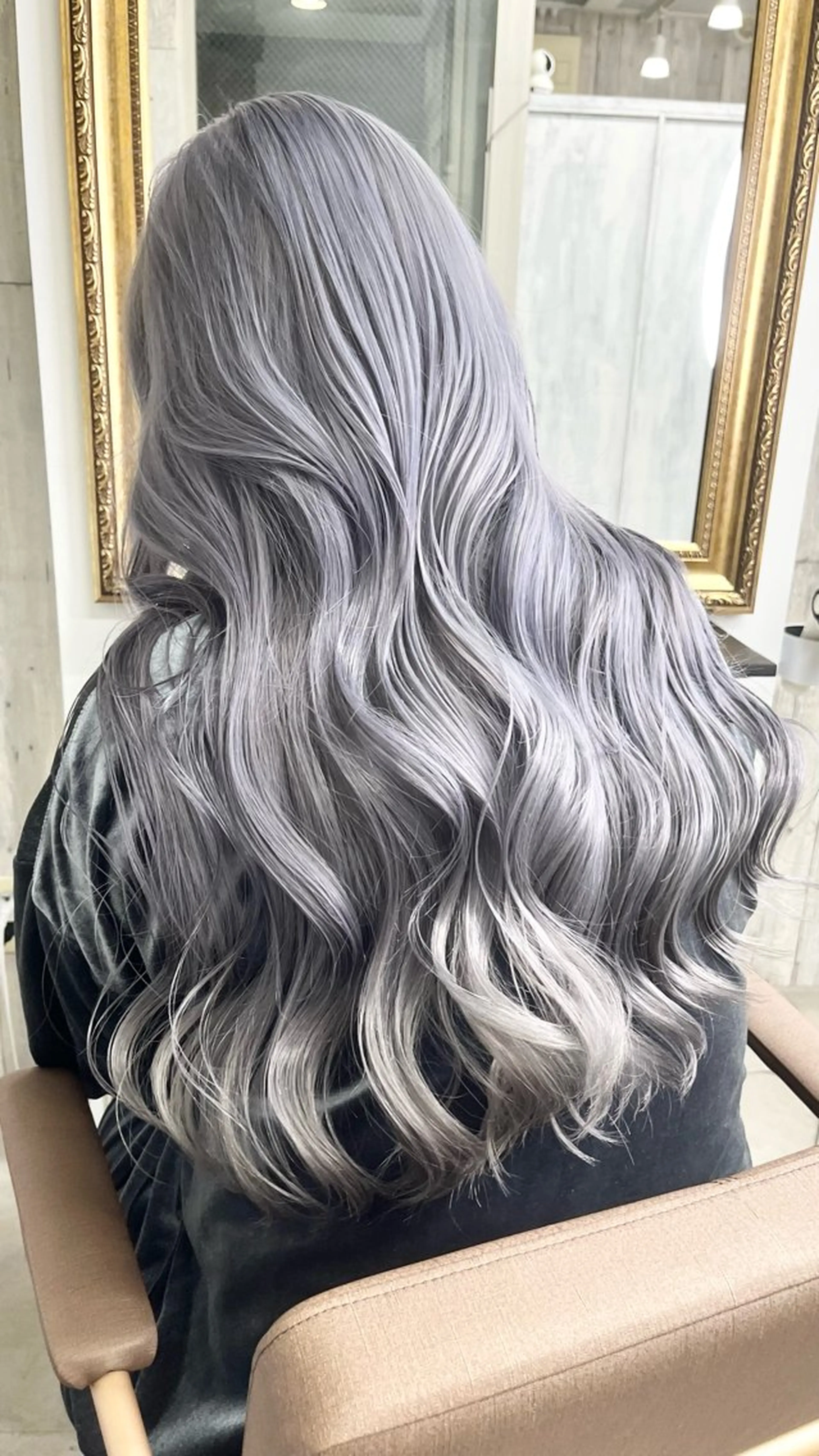 ロング ヘアカラー 中道 晶のヘアスタイル