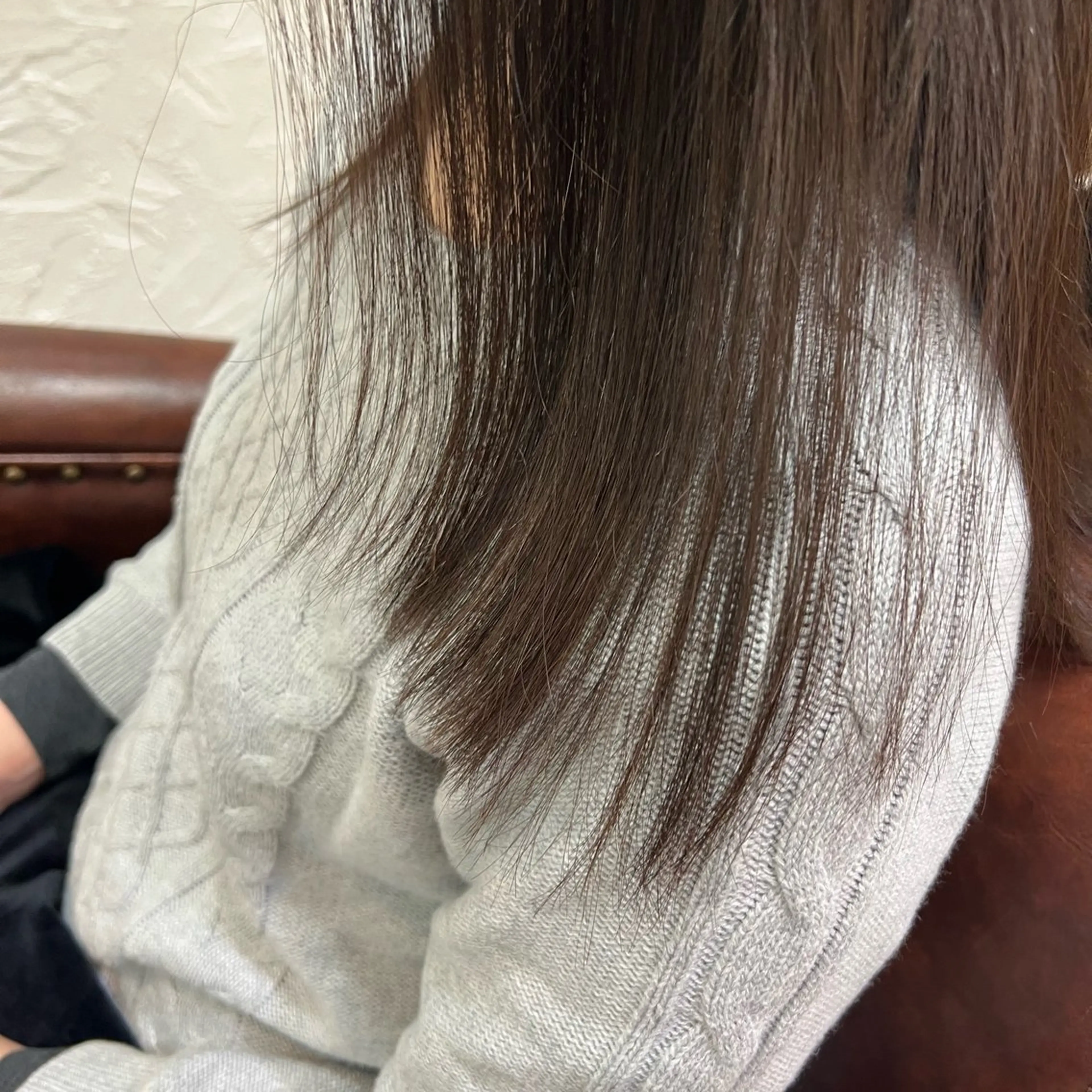 ロング 顔周りカット レイヤーカット 佐藤 あんなのヘアスタイル