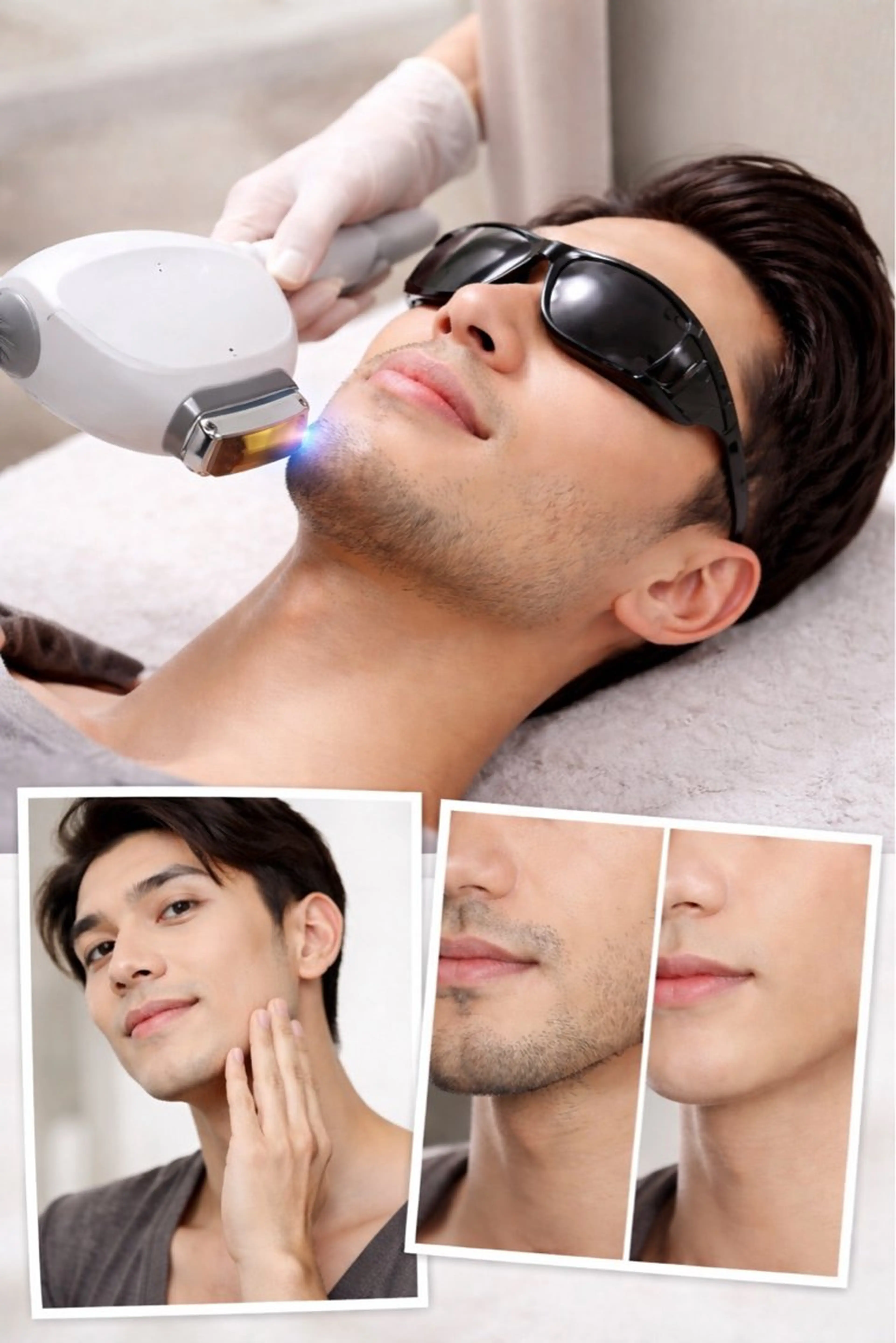 ✨メンズヒゲ脱毛（ほほ、鼻下、あご、あご下）清潔感UPの写真