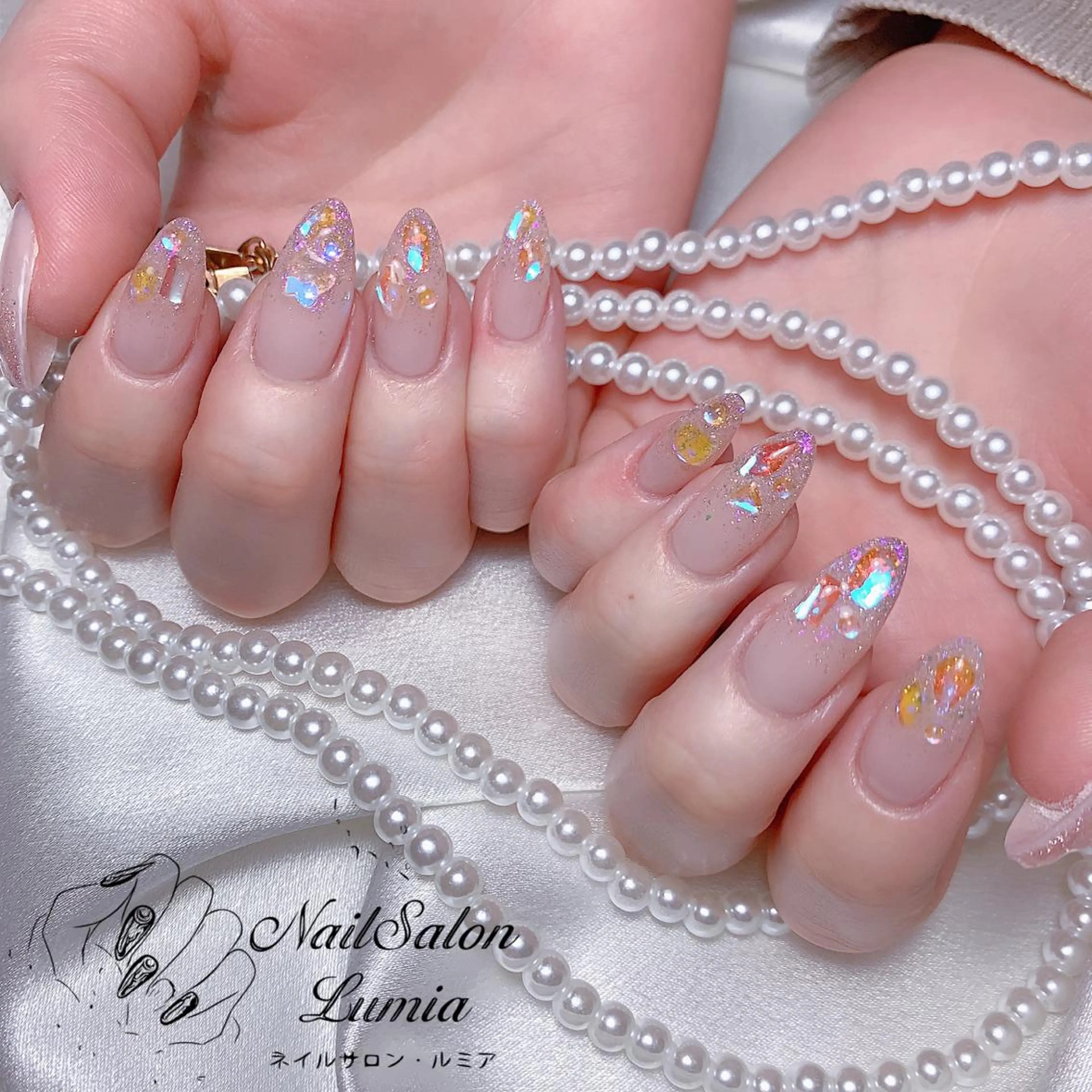ネイル ハンドネイル ネイルサロン ルミア Lumia 店長のネイルデザイン