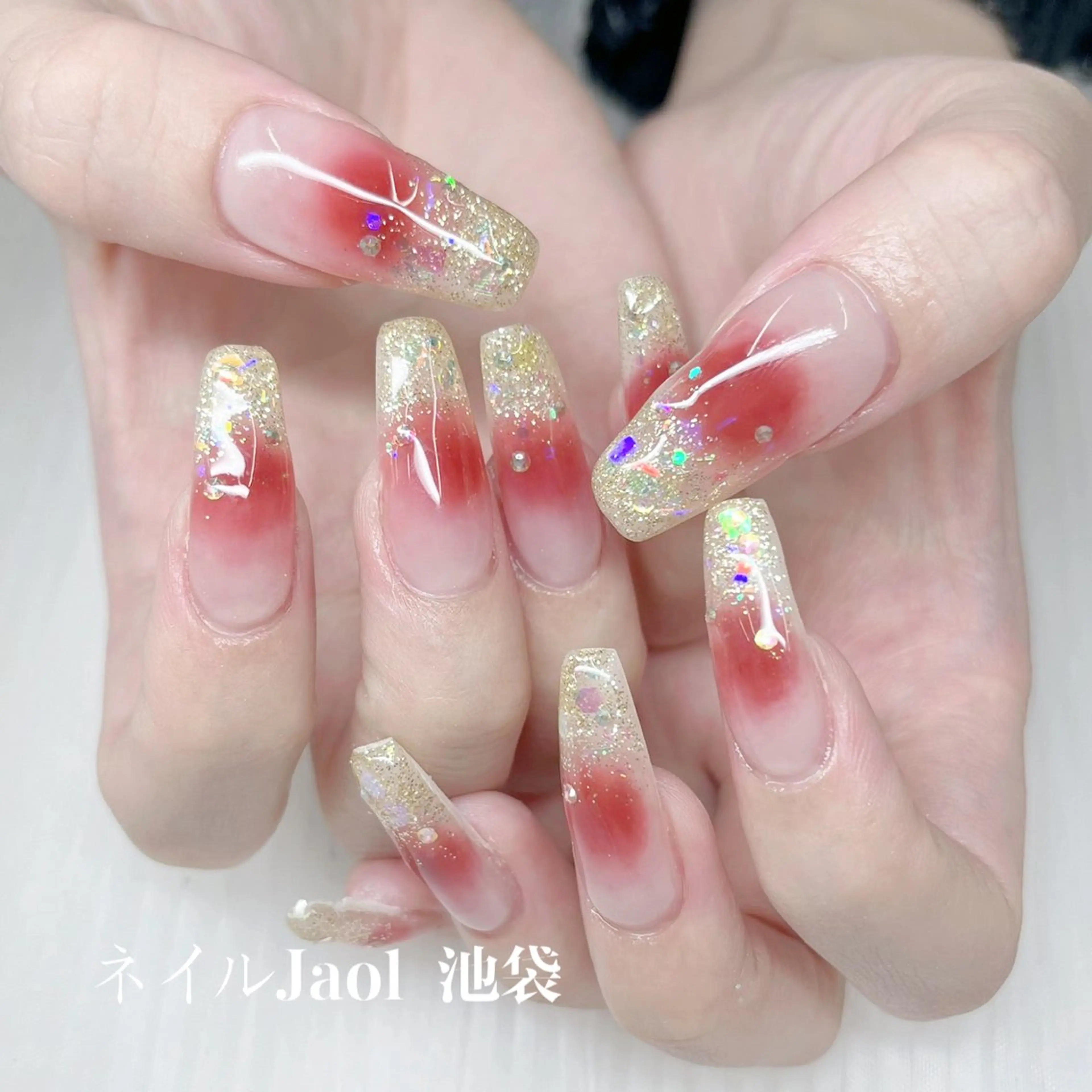 ロング ネイルJaol 池袋のネイルデザイン