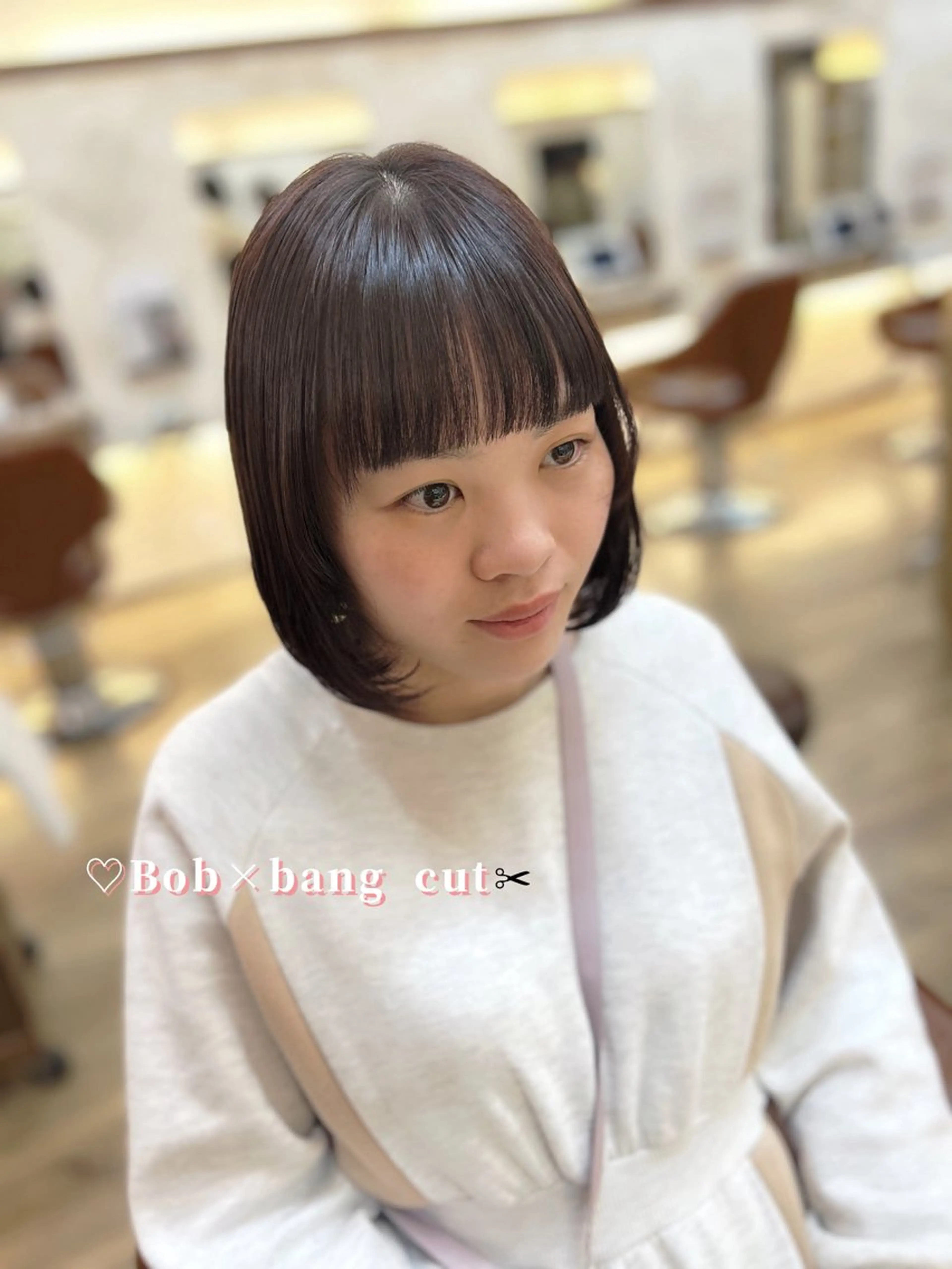 ショート ボブ 🤍FLEAR 白濱 かえで🎀.⋆のヘアスタイル