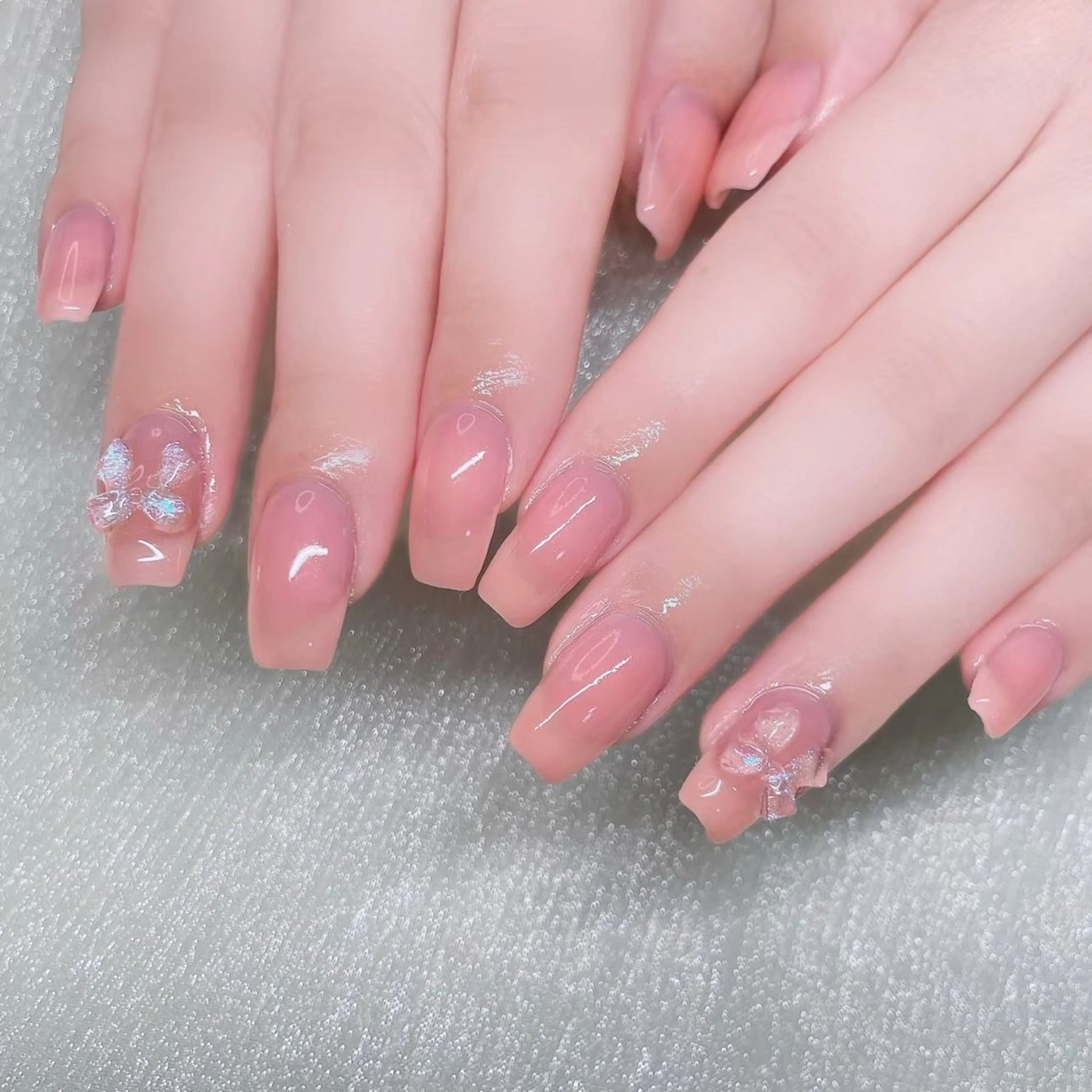 ネイル 長さ出し ハンドネイル Nailist suzuのネイルデザイン