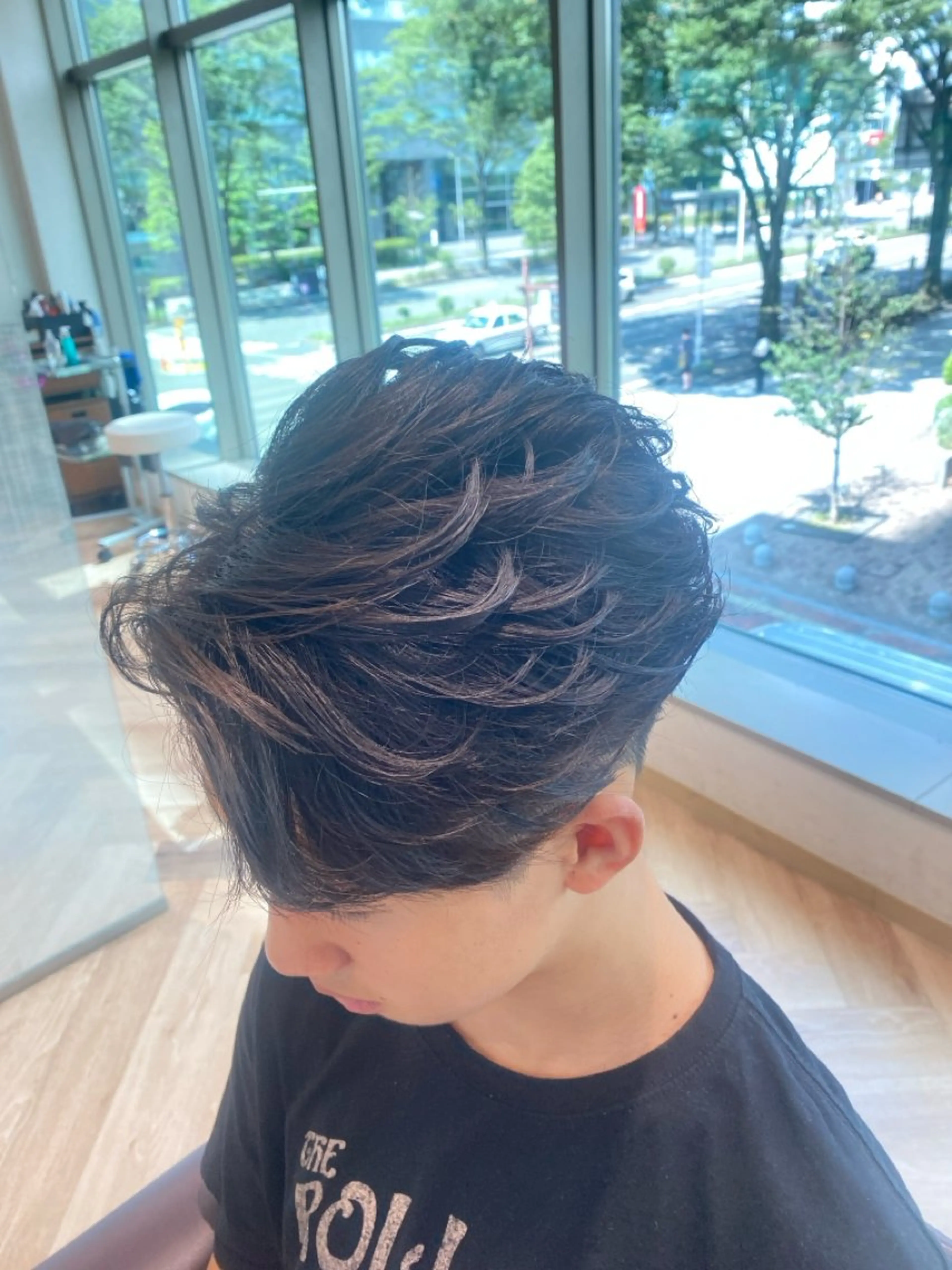 メンズ メンズ特化/フェザー /パーマ/伊勢元のヘアスタイル