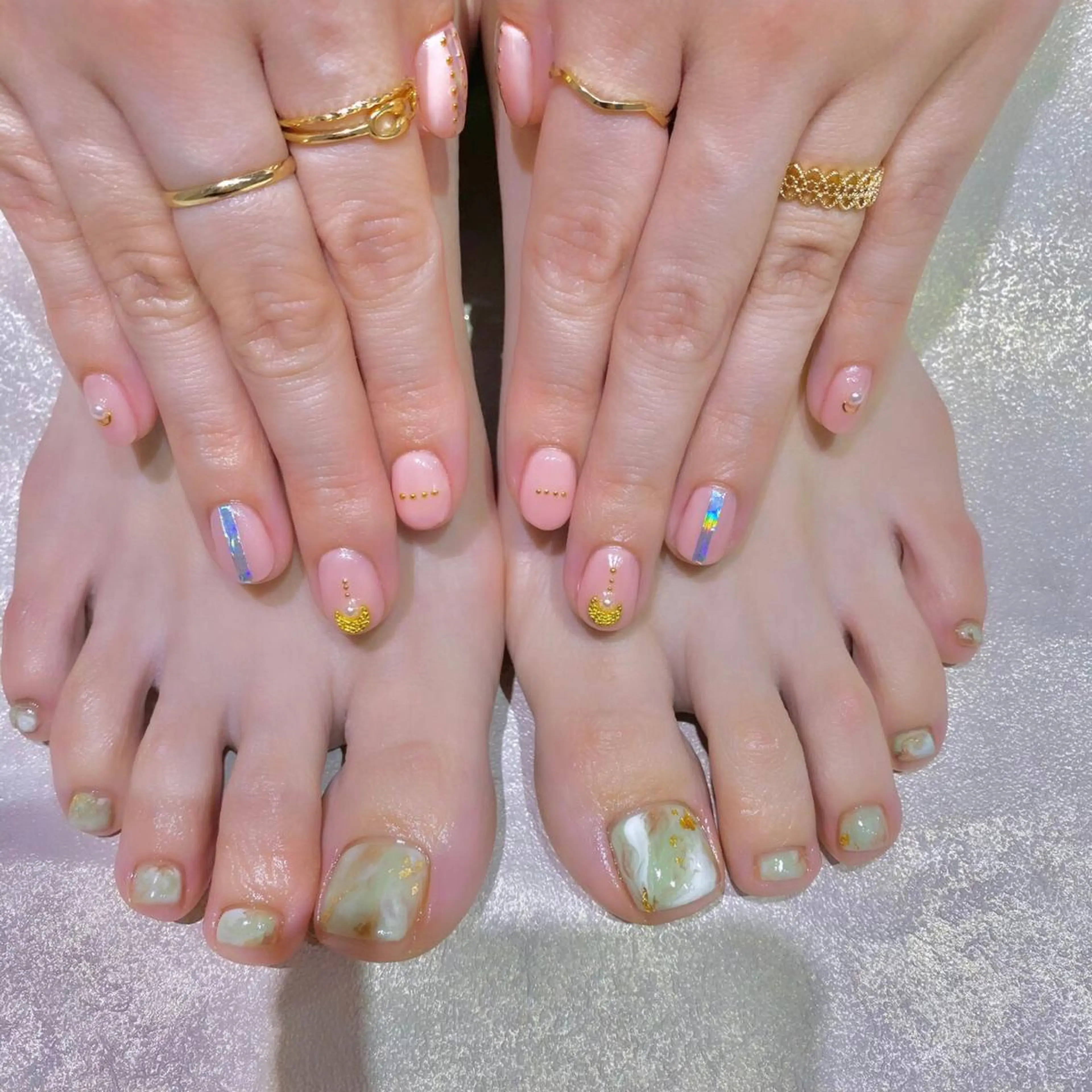 ネイル フットネイル ハンドネイル フットネイル ハンドケア Miyagi Asamiのネイルデザイン