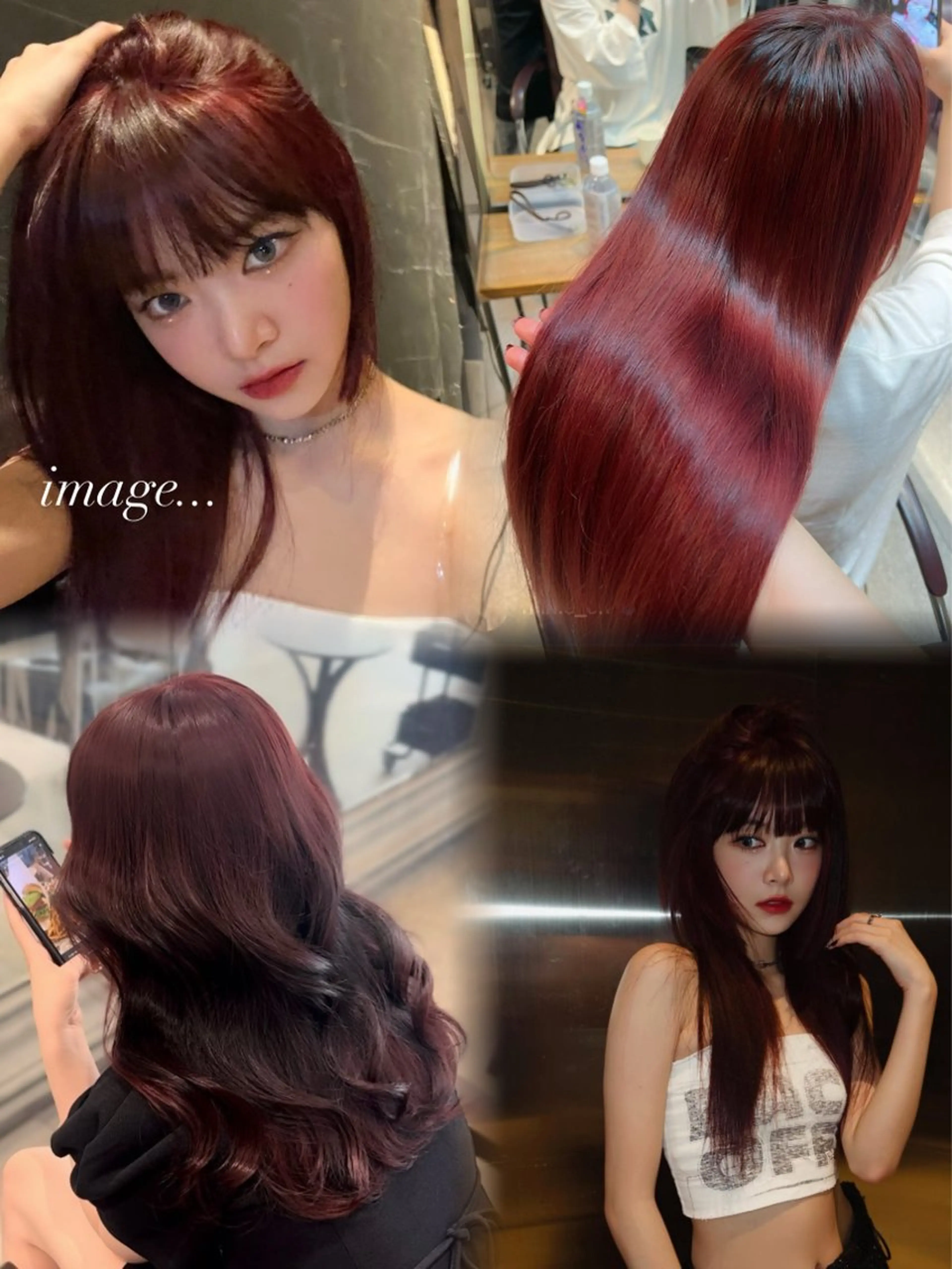 ロング カラー ヘアアレンジ 🎀ハイトーン・艶 カラー HANA🎀のヘアスタイル