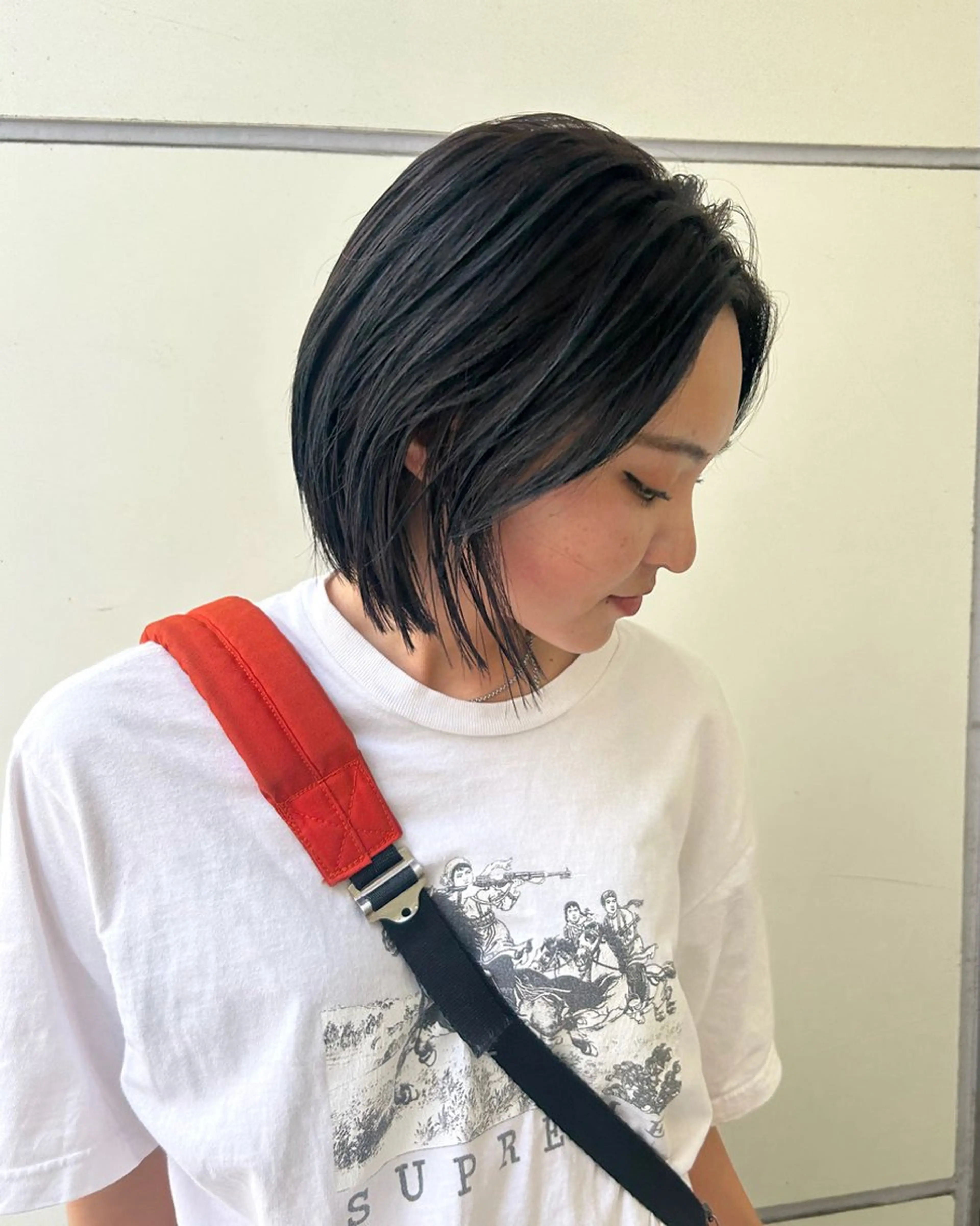 ショート カラー 名古屋栄/ブリーチ/ ボブ🧃木下桃嘉のヘアスタイル