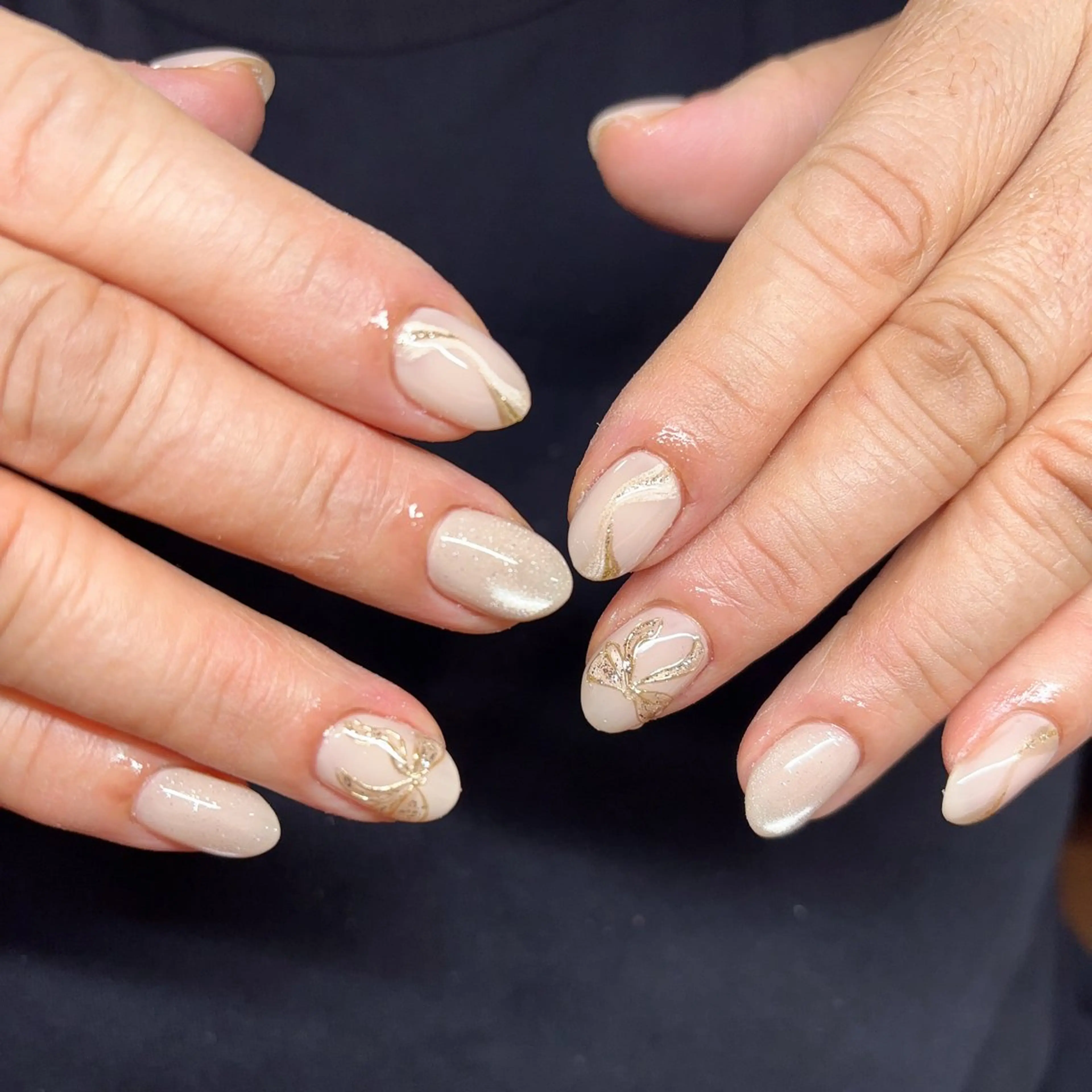 ネイル ハンドネイル 33 nail salon 徳山里美のネイルデザイン