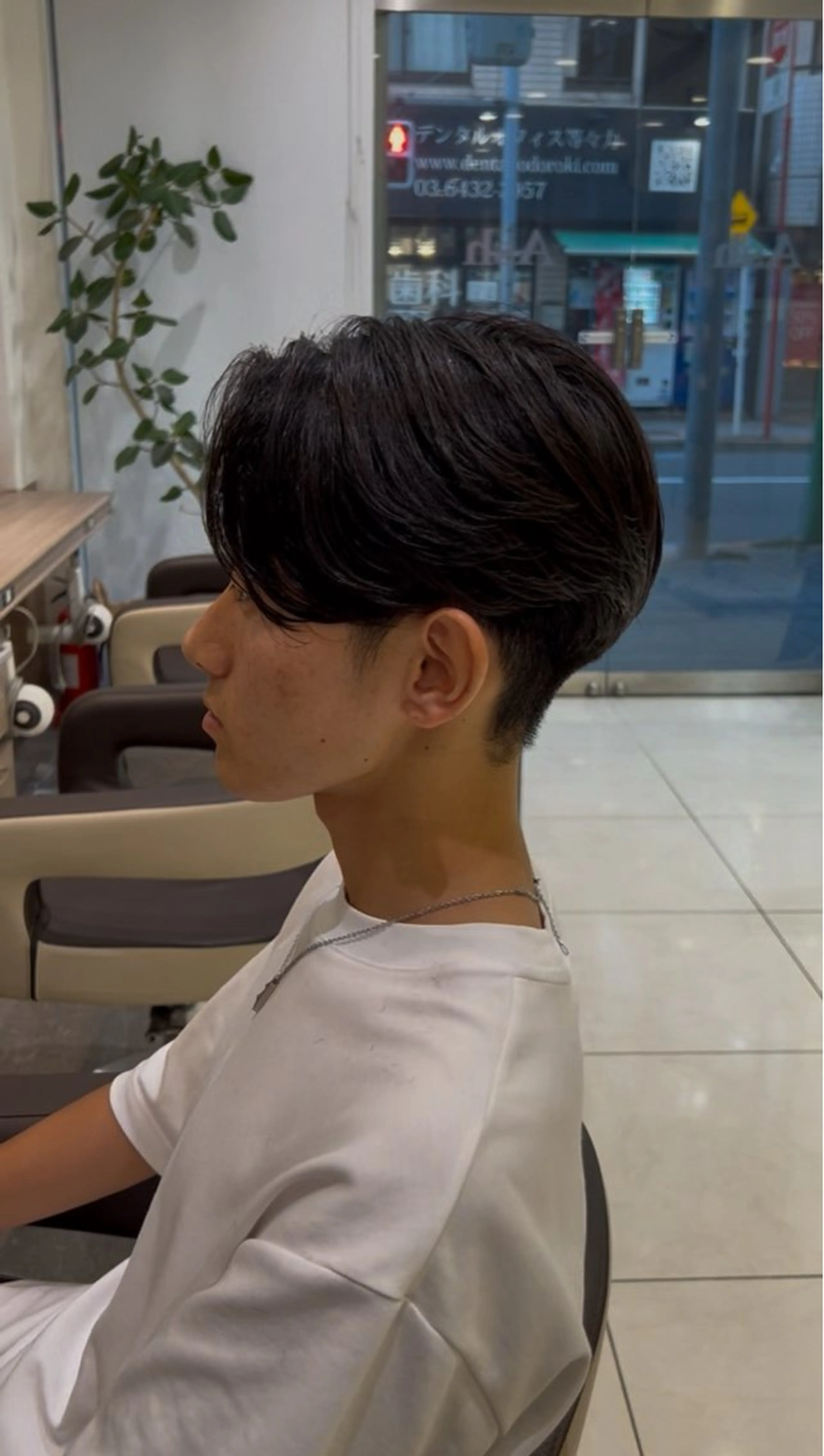 パーマ メンズ カット 縮毛矯正 毛流れ/メンズパーマ kanata/溝の口のヘアスタイル