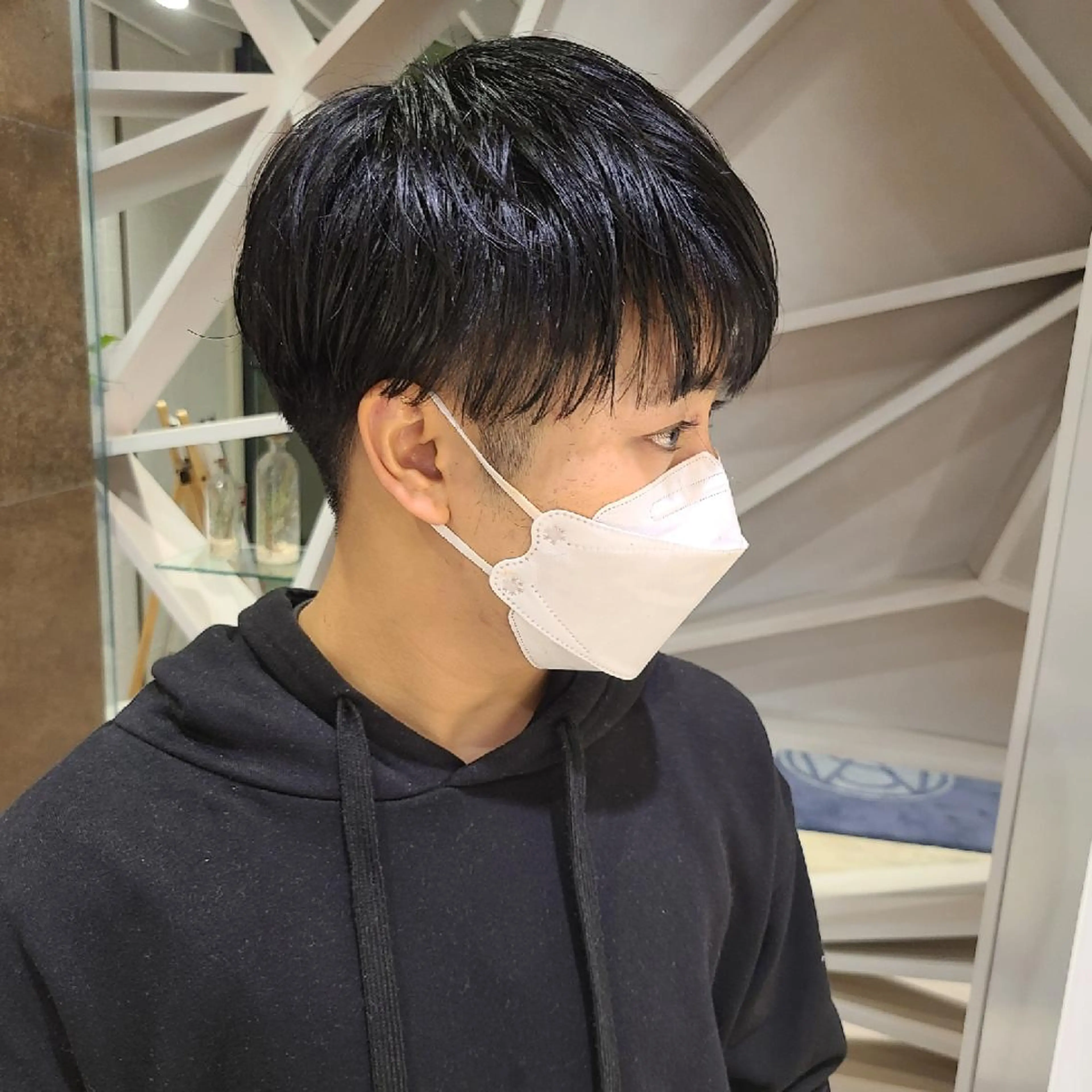 メンズ 佐々木 美玖のヘアスタイル