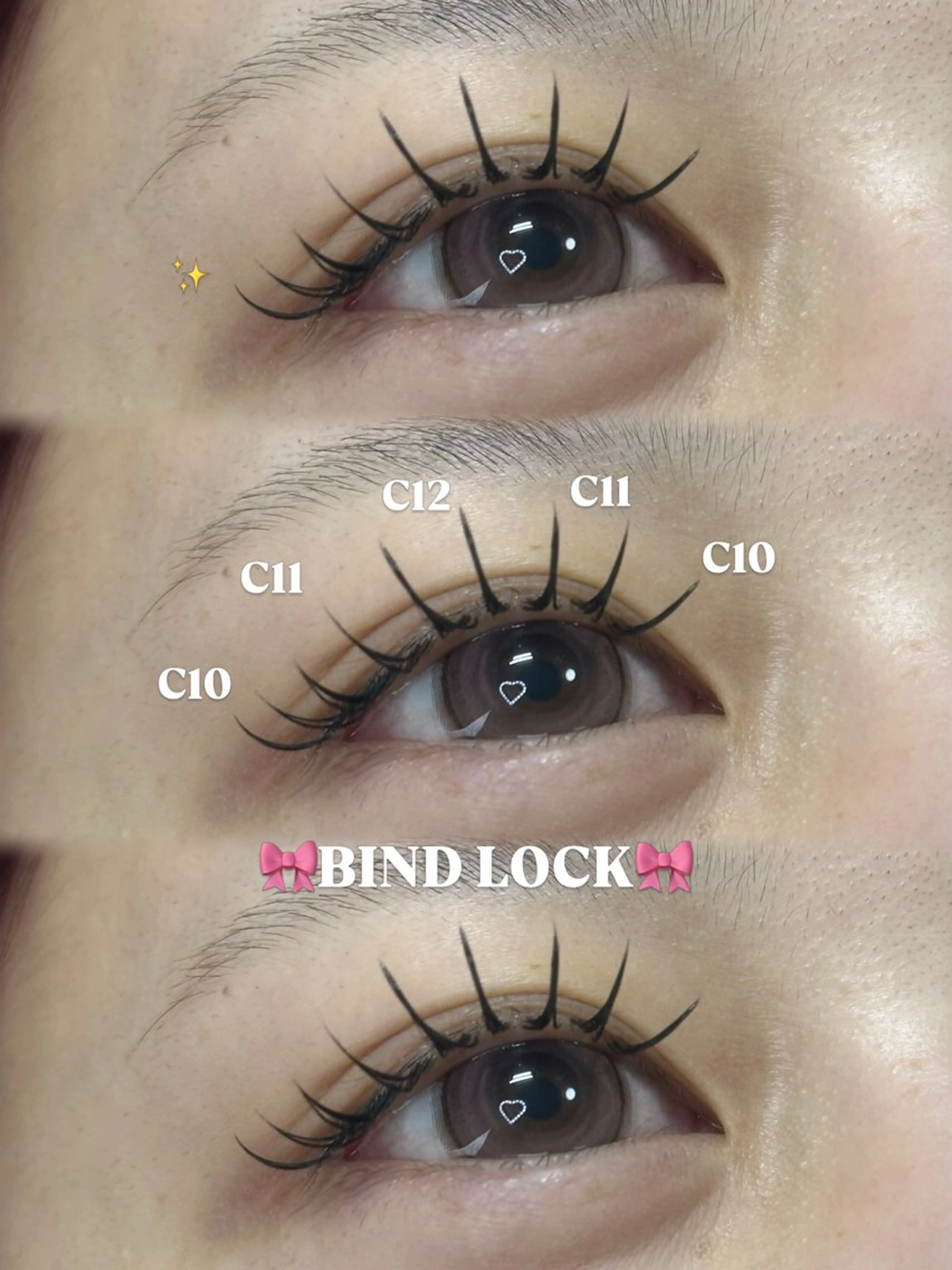 マツエク・マツパ unjour eyeのマツエク・マツパデザイン