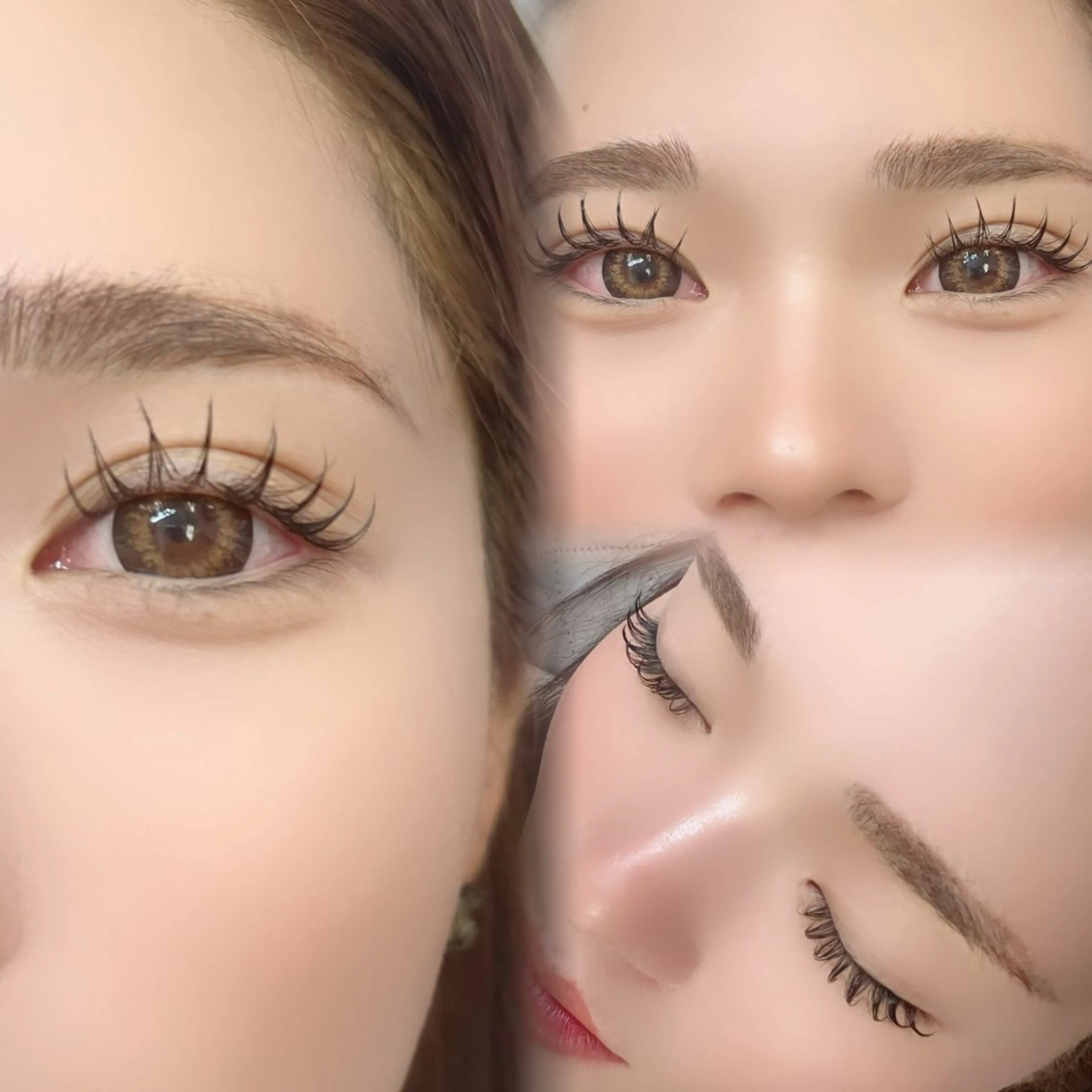 マツエク・マツパ 束感まつ毛 フラットラッシュ 韓国風マツエク パリジェンヌラッシュリフト まつげパーマ Eyes Cream YUのマツエク・マツパデザイン