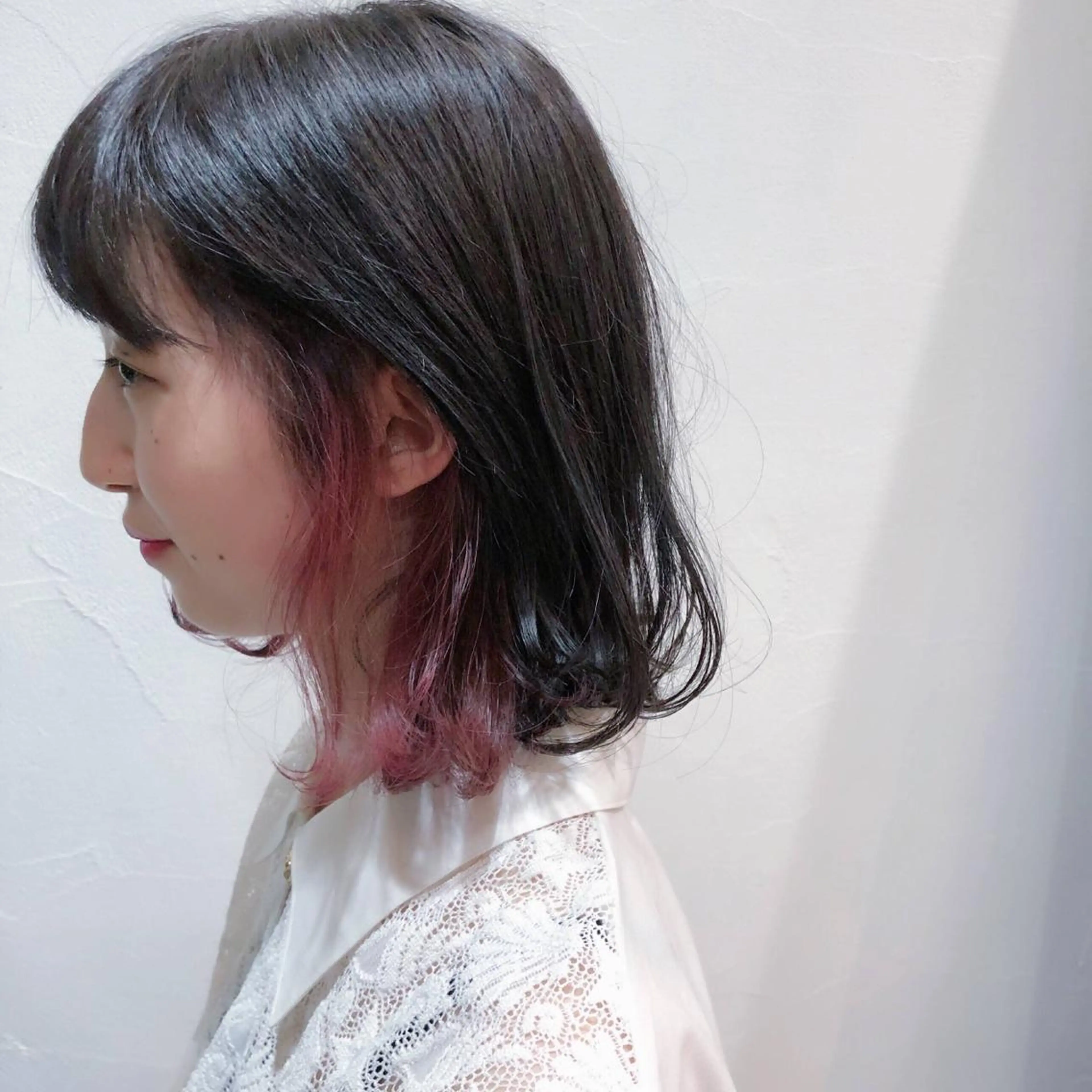 ショート カラー インナーカラー ピンクカラー メンズカット特化柏駅 徒歩3分LOUのヘアスタイル