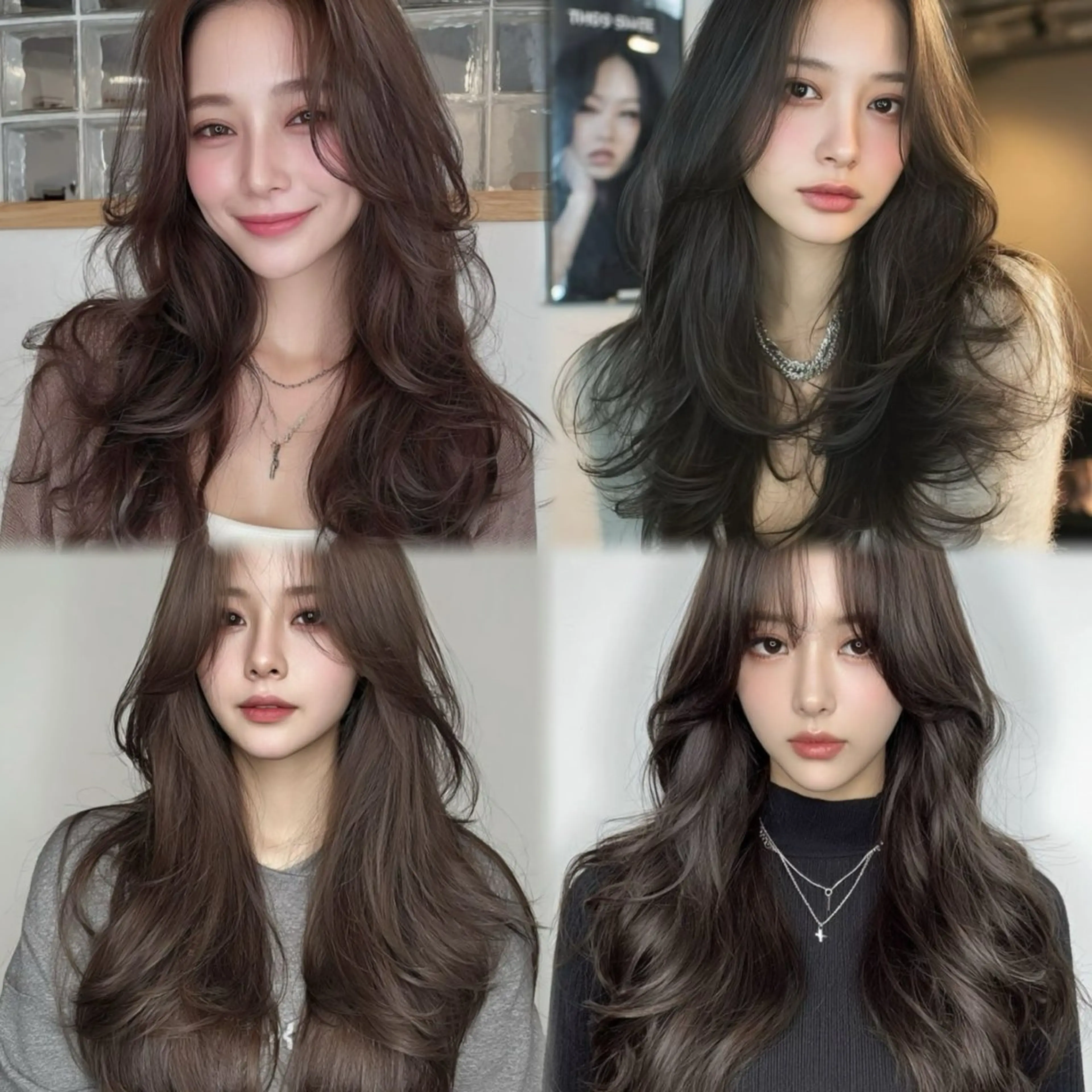 ロング カラー カット ヘアカラー トリートメント 🎀韓国レイヤー YURINA🎀のヘアスタイル