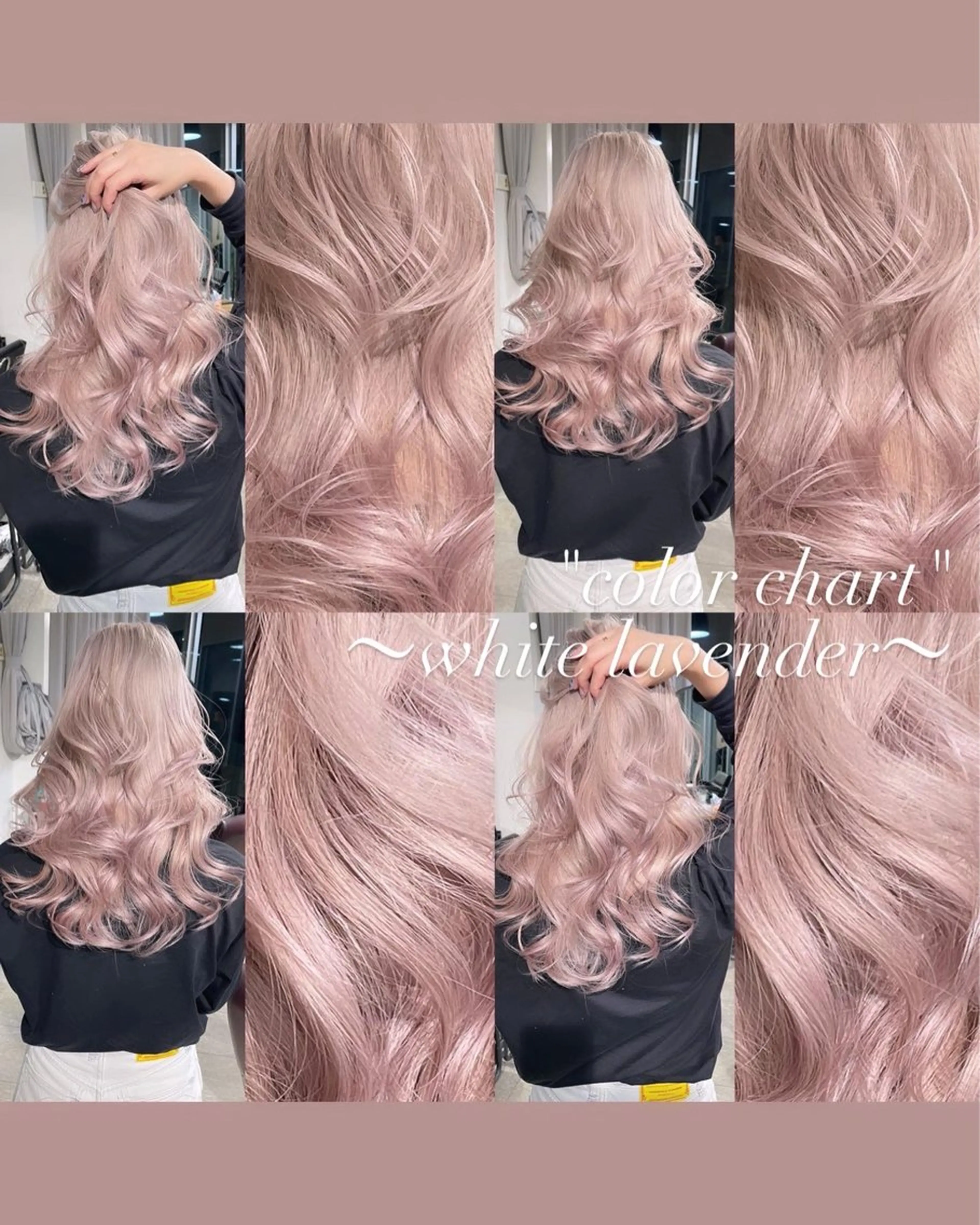 ロング カラー カット ヘアカラー トリートメント ヘアセット 💜ハイトーン💛 マジカルかいちゃんのヘアスタイル