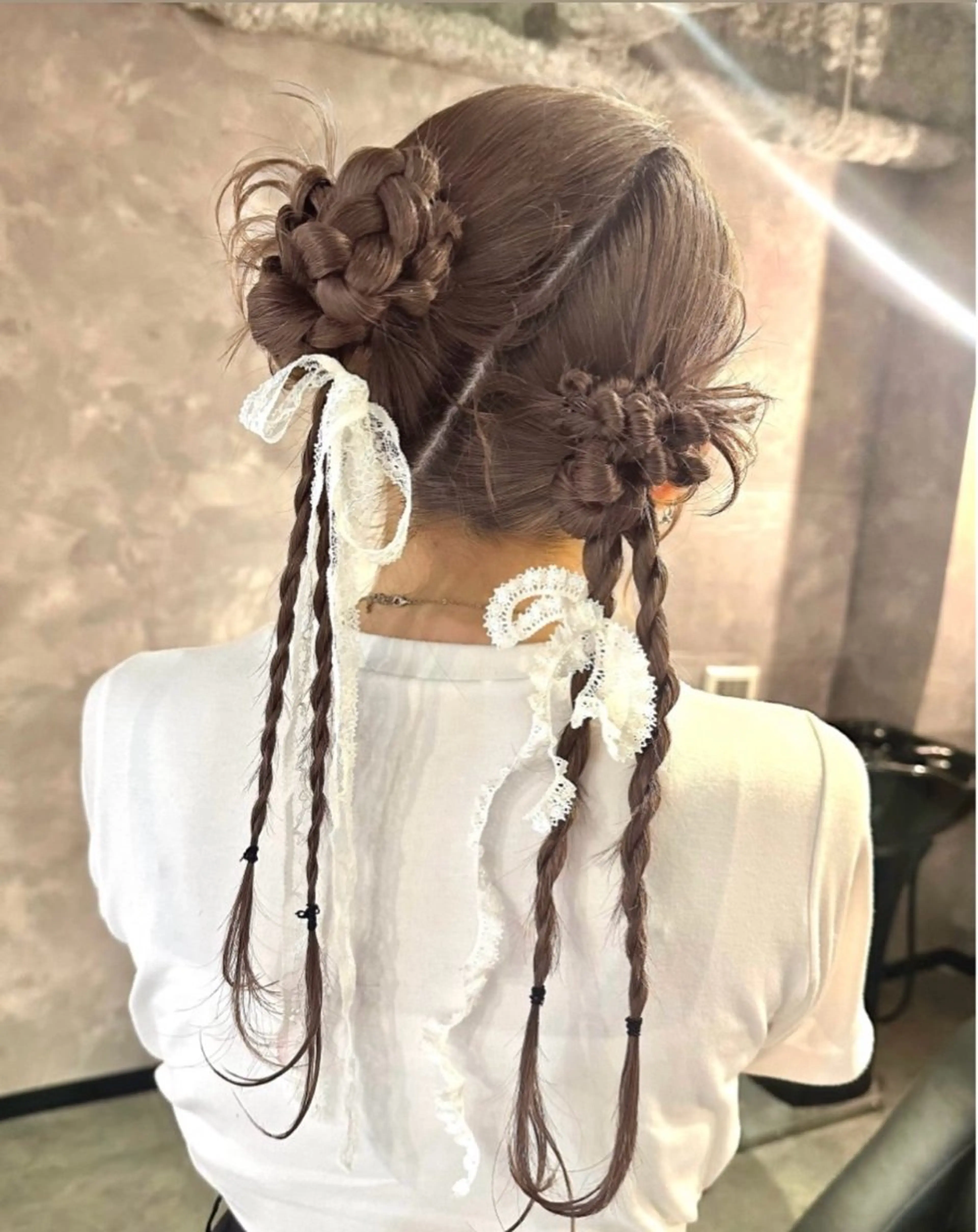 ロング ヘアアレンジ 🫧みひろ🫧カット カラーモデル募集のヘアスタイル
