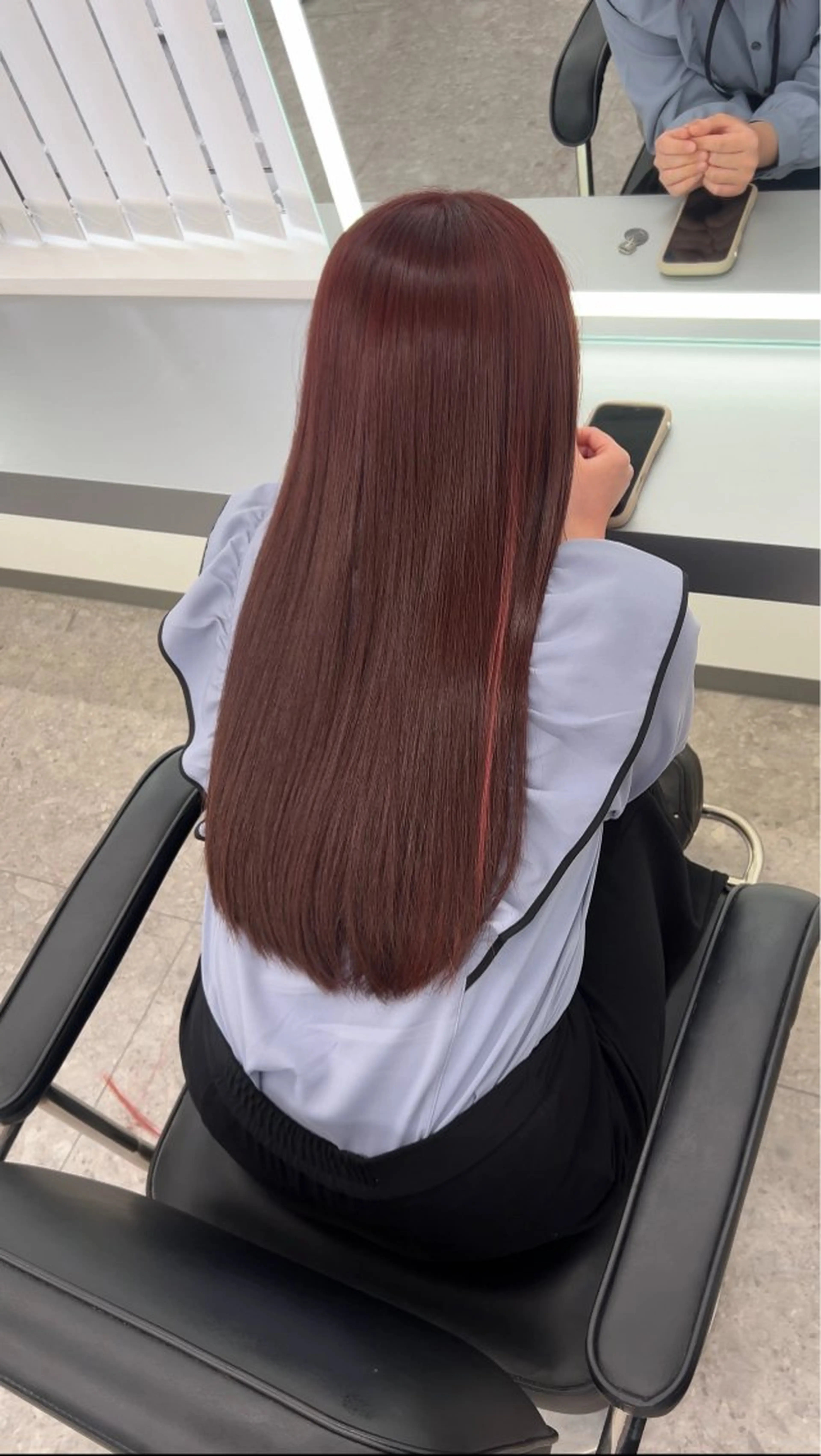 ロング カラー カット ヘアカラー 縮毛矯正 トリートメント 髪質改善ストレート Kantaのヘアスタイル