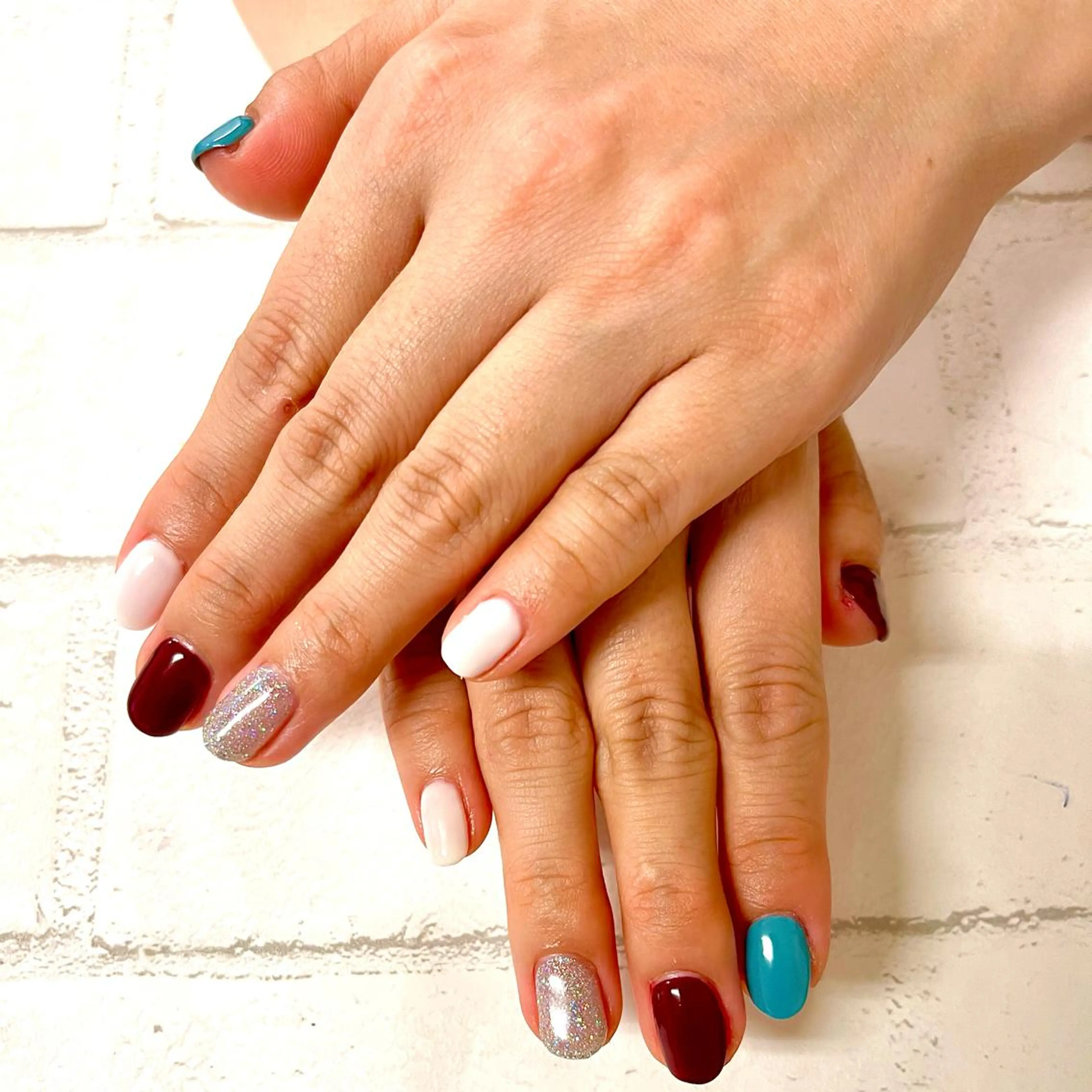 ネイル ワンカラーネイル 🤎🧸 Aya 🧸🤎のネイルデザイン