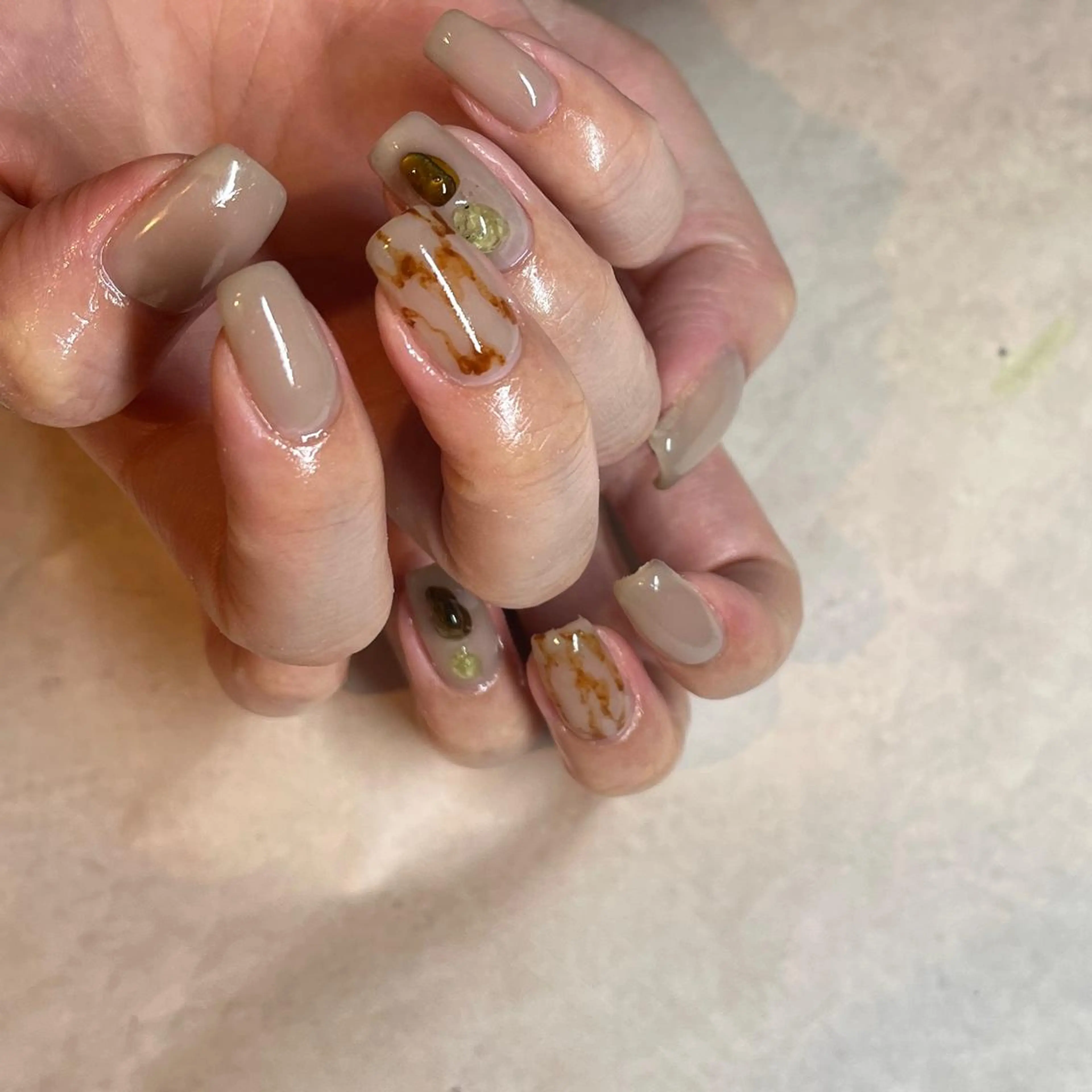 ネイル フリーランス¨̮⃝ ネイリストOKADAのネイルデザイン