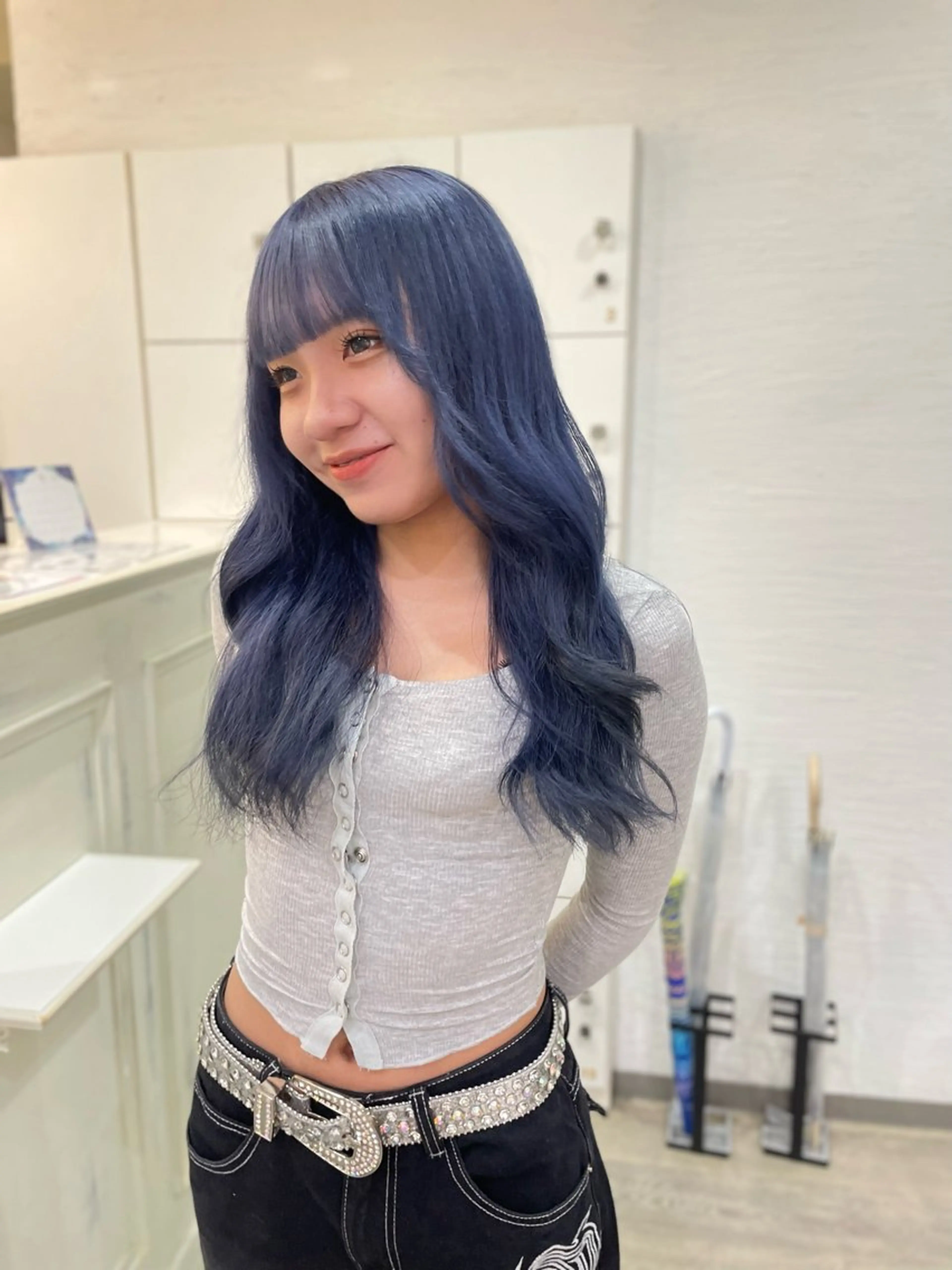 カラー 緑区/艶髪 🦋柿下のヘアスタイル