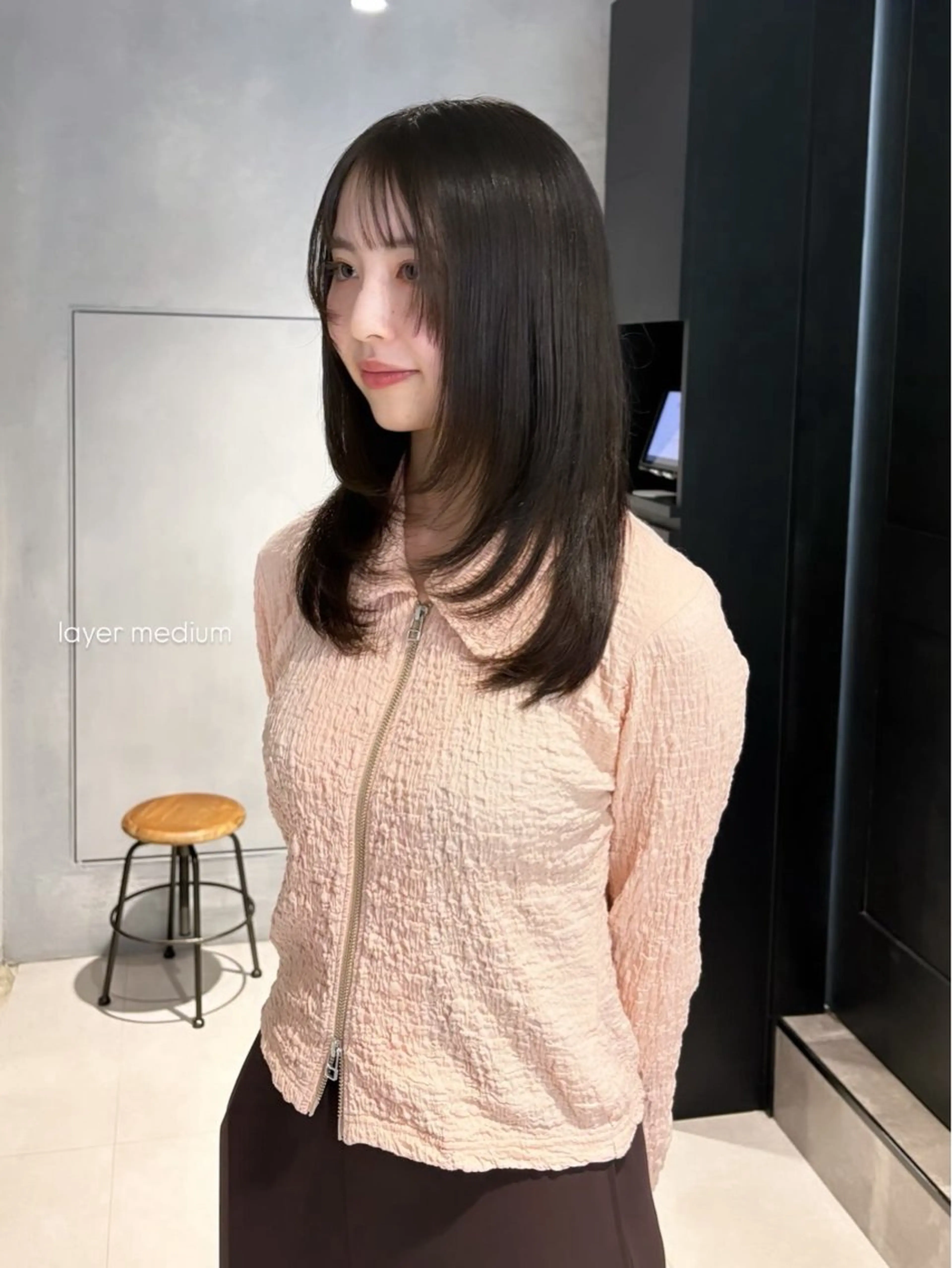 セミロング カラー カット ヘアカラー salowin JIYUGAOKA所属・マンツーマン半個室 tamuraのヘアスタイル