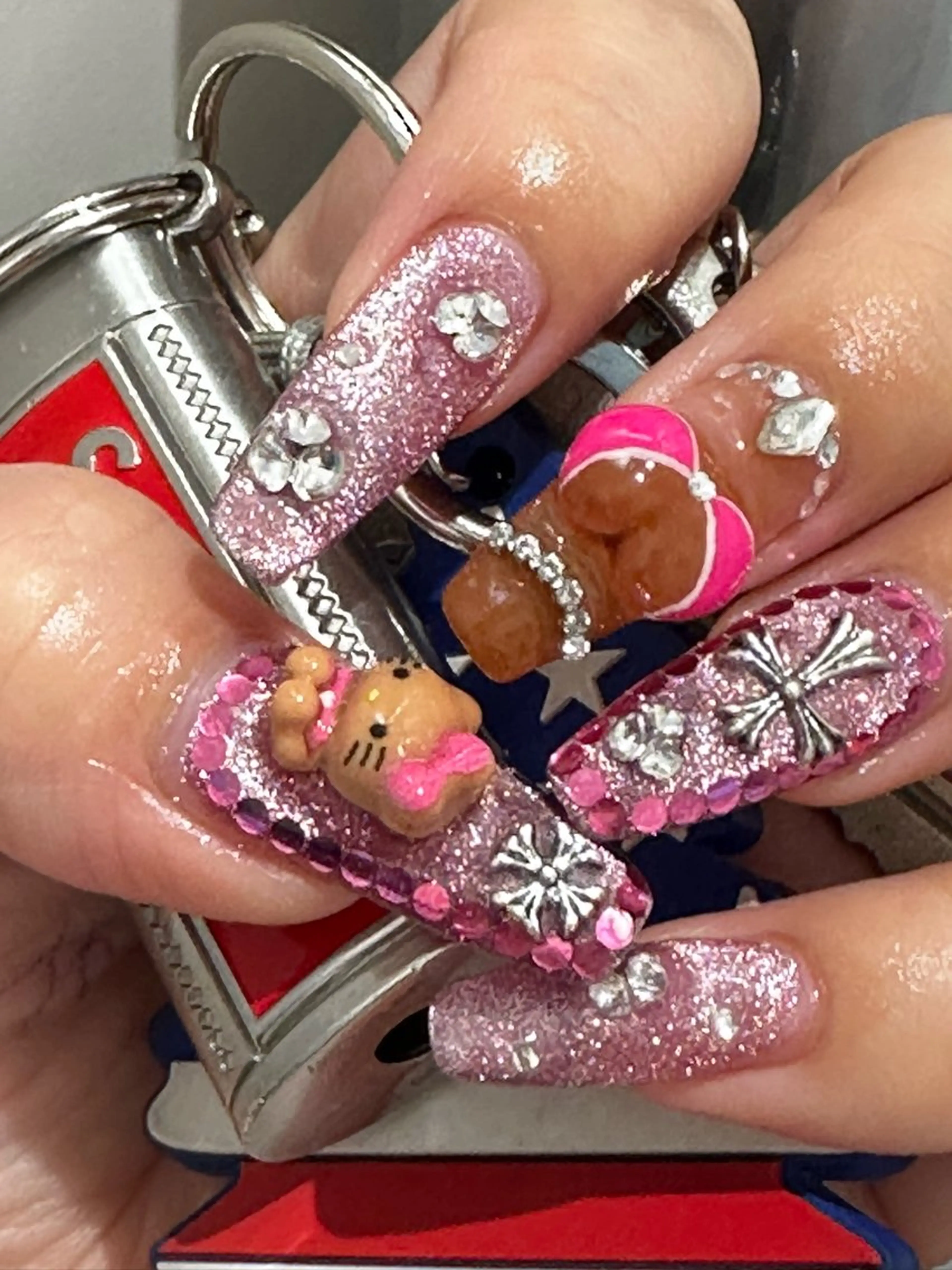 ネイル キラキラネイル Lino nails natsumiのネイルデザイン