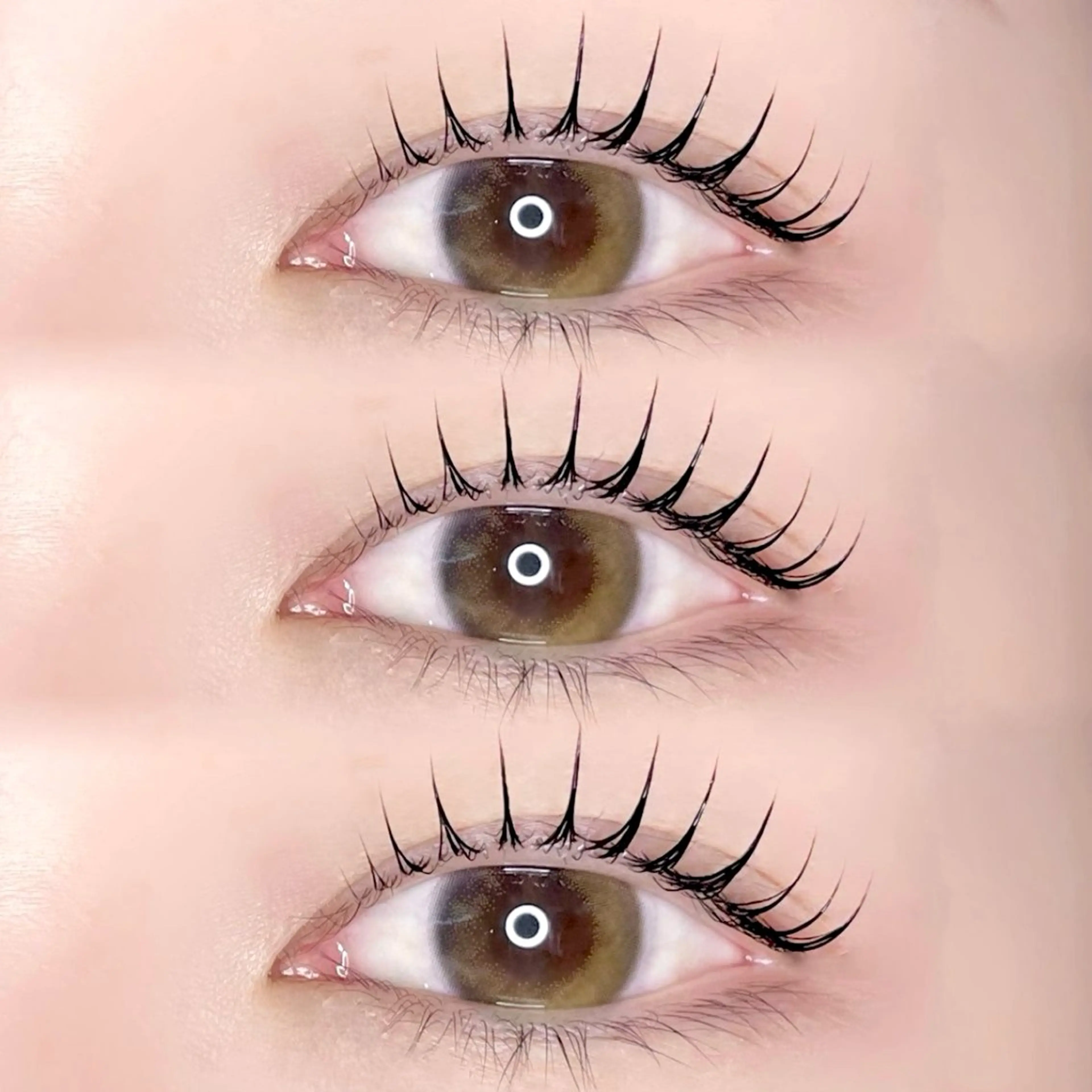 韓国風🇰🇷束感まつ毛パーマ（コーティング仕上げ付き）の写真