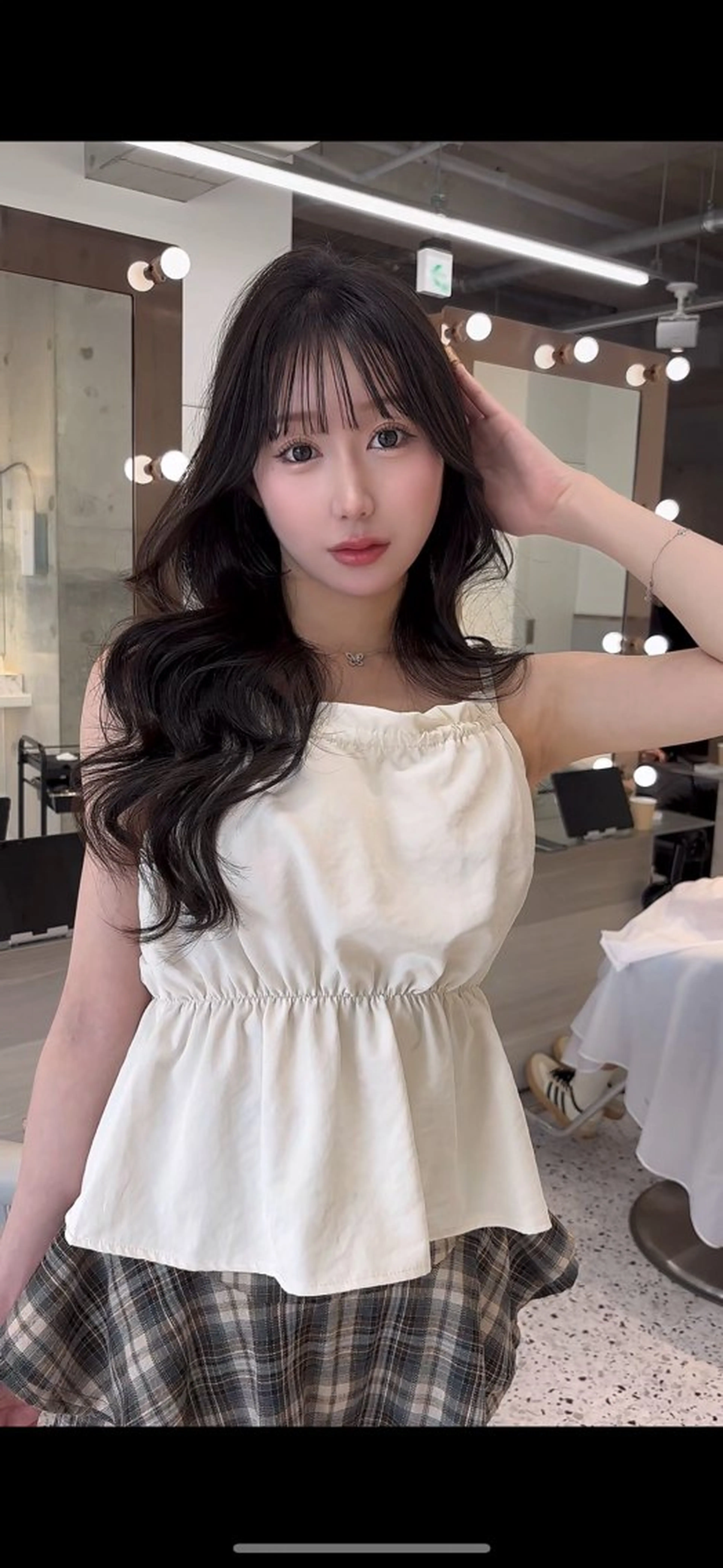 ロング カラー 髪質改善 レイヤーカット 縮毛矯正 【博多髪質改善】 吉村　清志のヘアスタイル