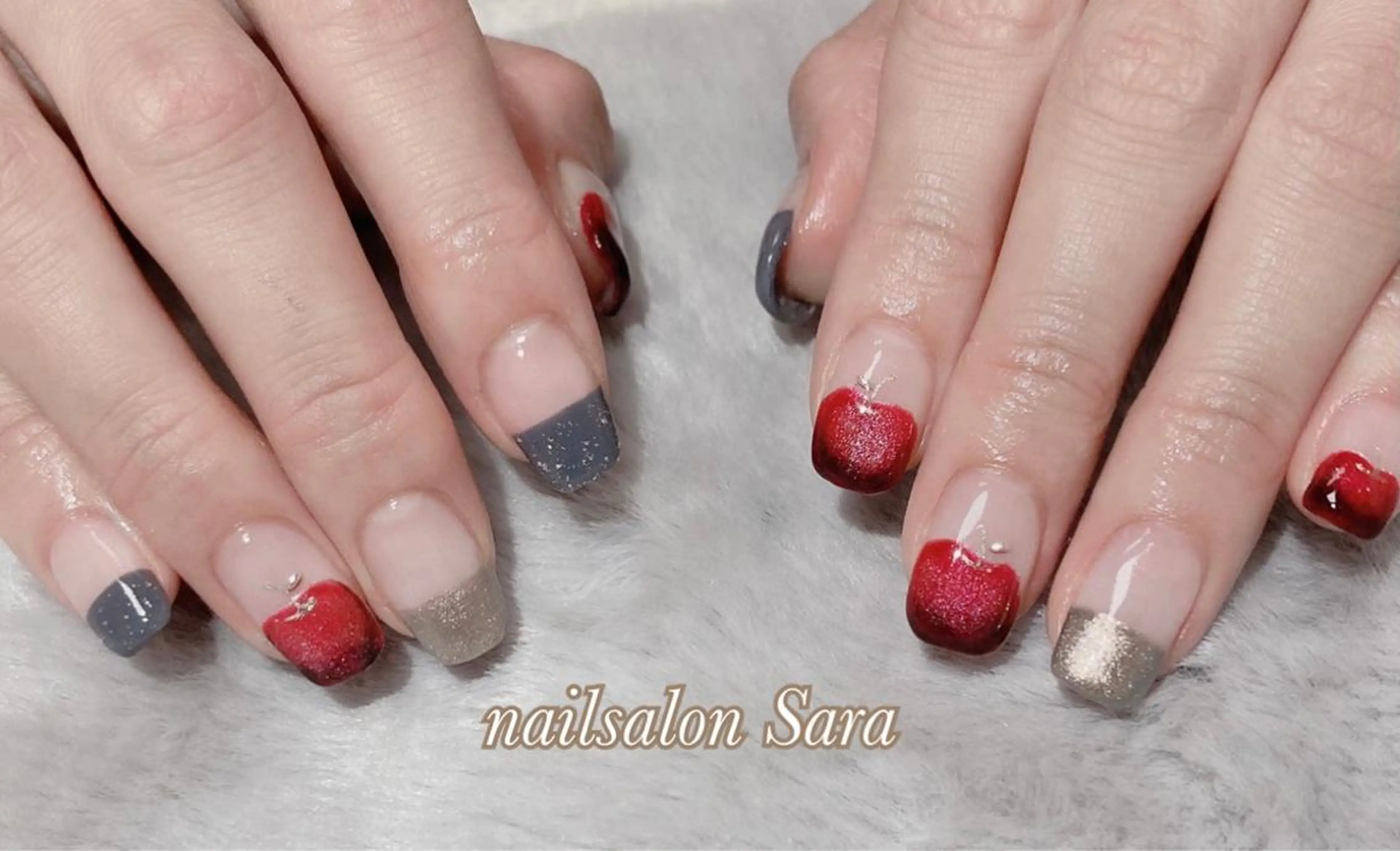 ネイル マグネットネイル nailsalon Saraのネイルデザイン