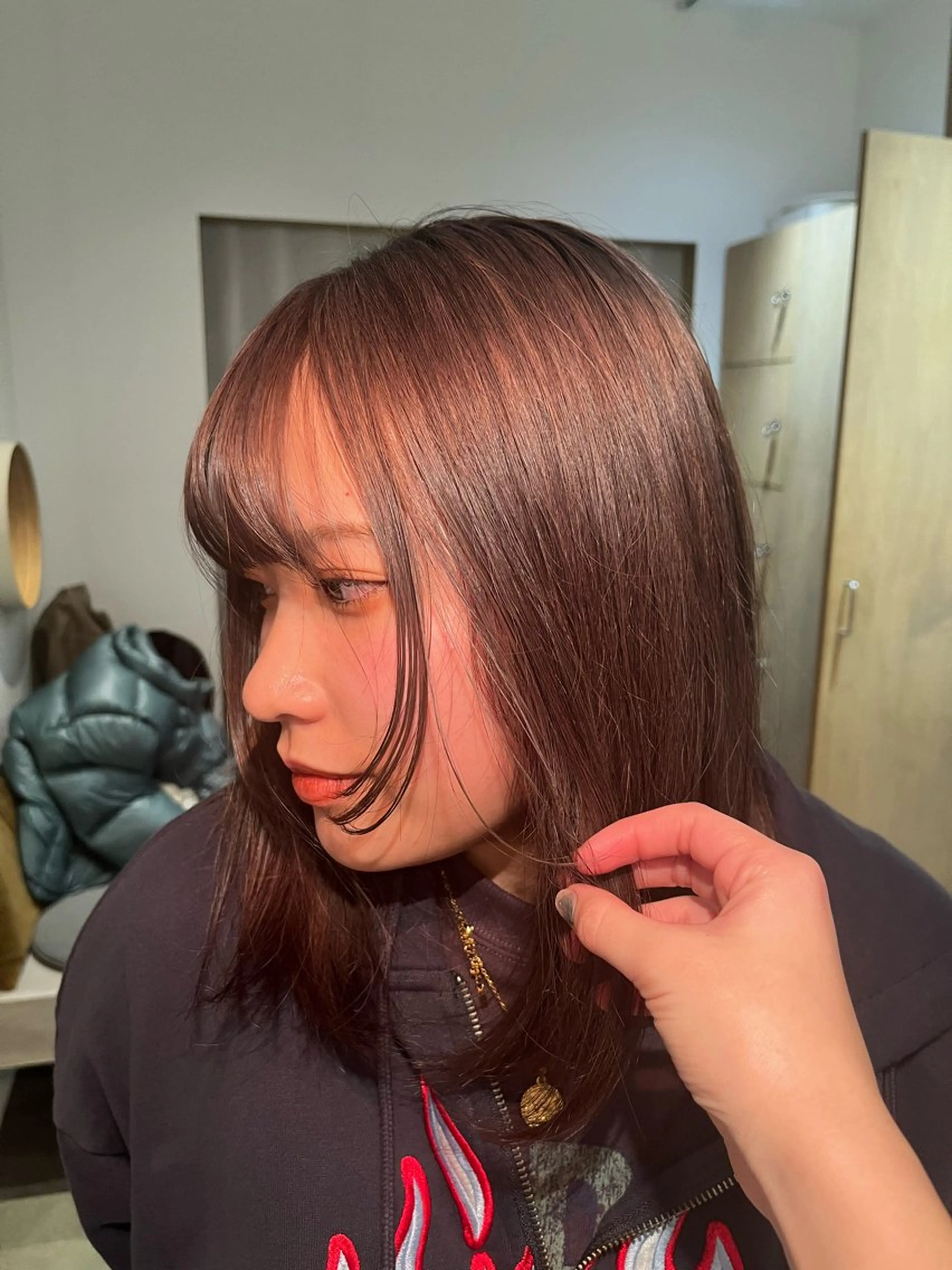 カラー ヘアカラー Wカラー🐾 ハルナのヘアスタイル