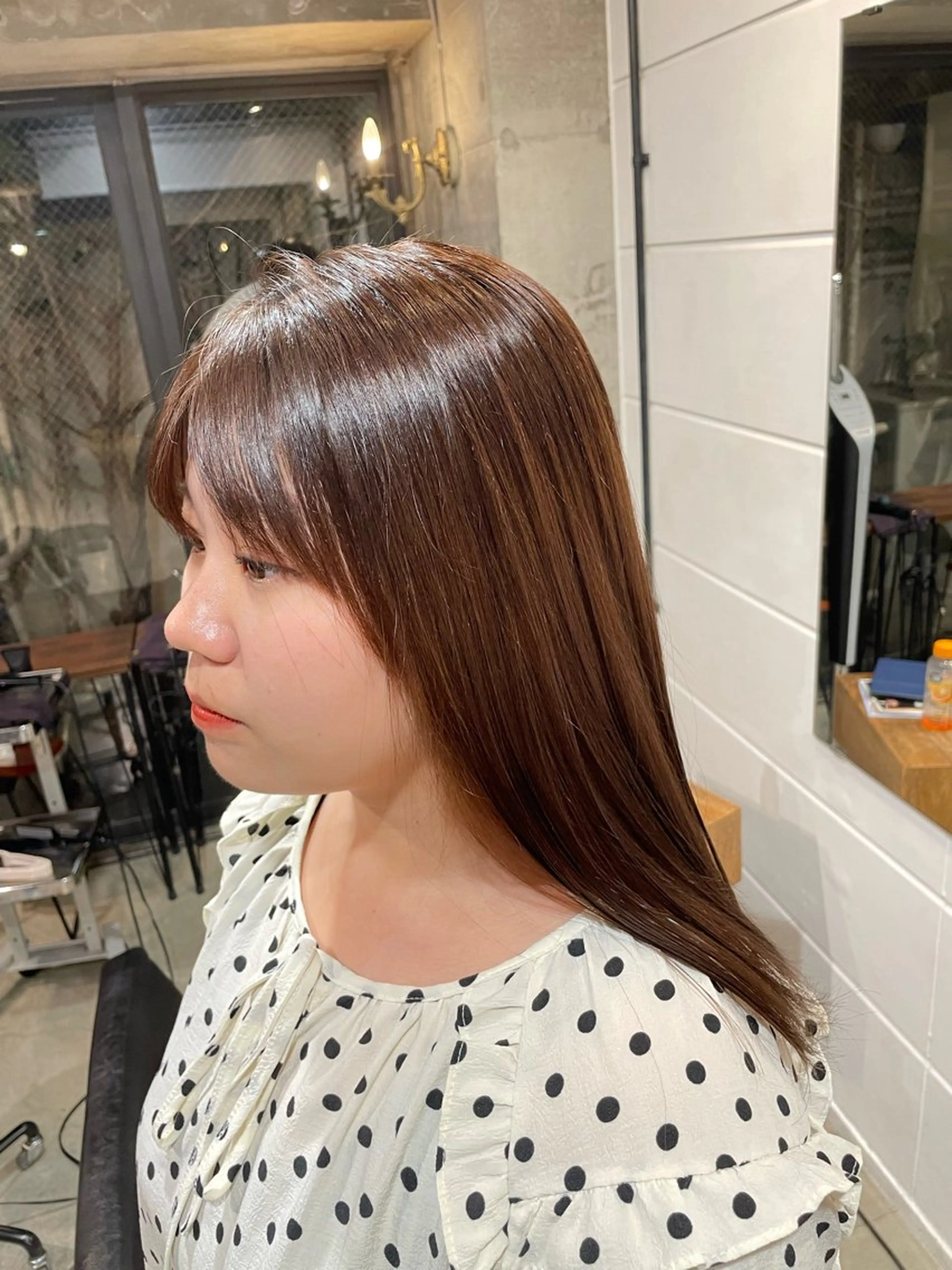 ロング パーマ 髪質改善 縮毛矯正 ストレートパーマ 【お洒落パーマ】 Elme　肥塚康汰郎のヘアスタイル