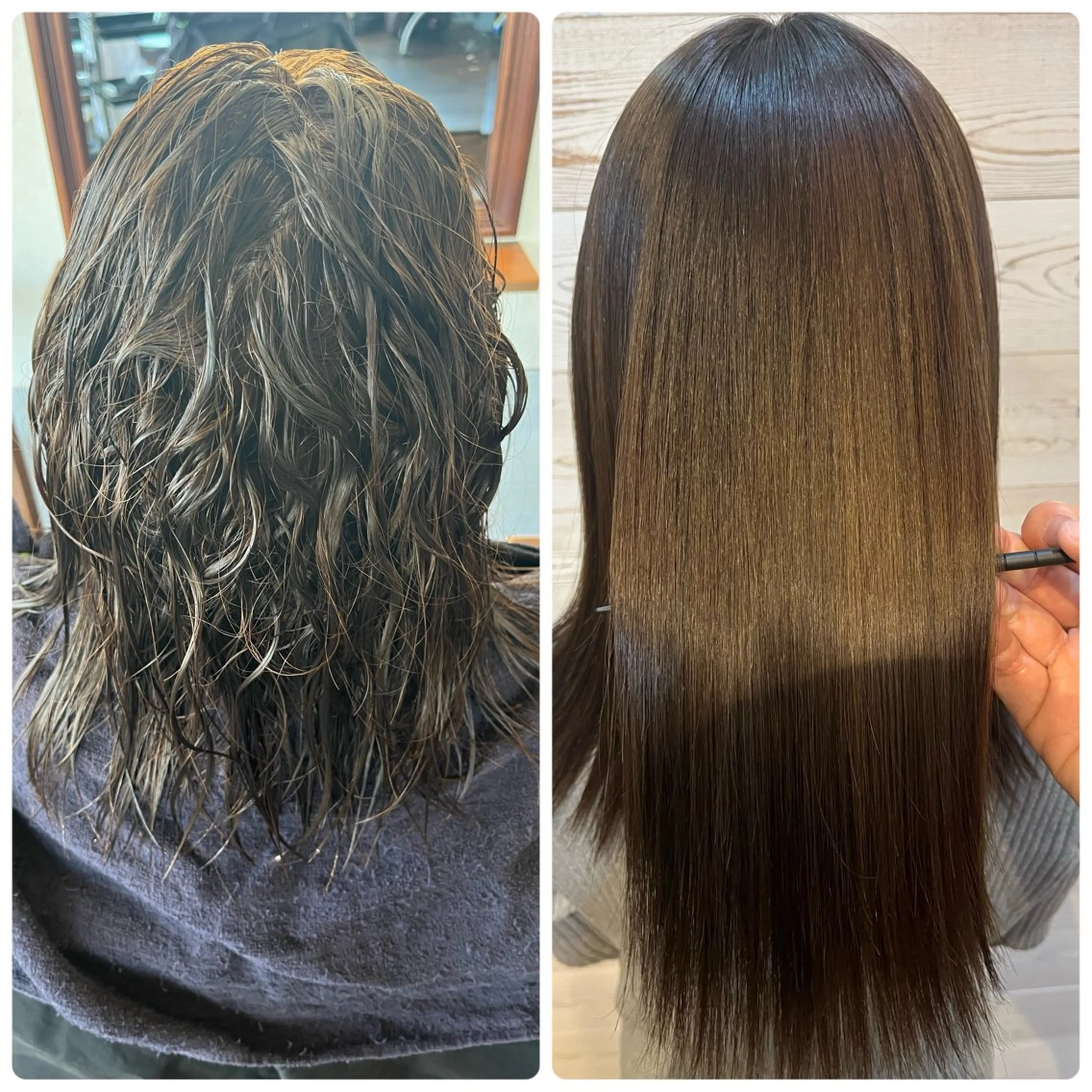 ミニモ限定【縮毛矯正で失敗したくない方へ】自然にまとまる美髪縮毛矯正＋カットの写真