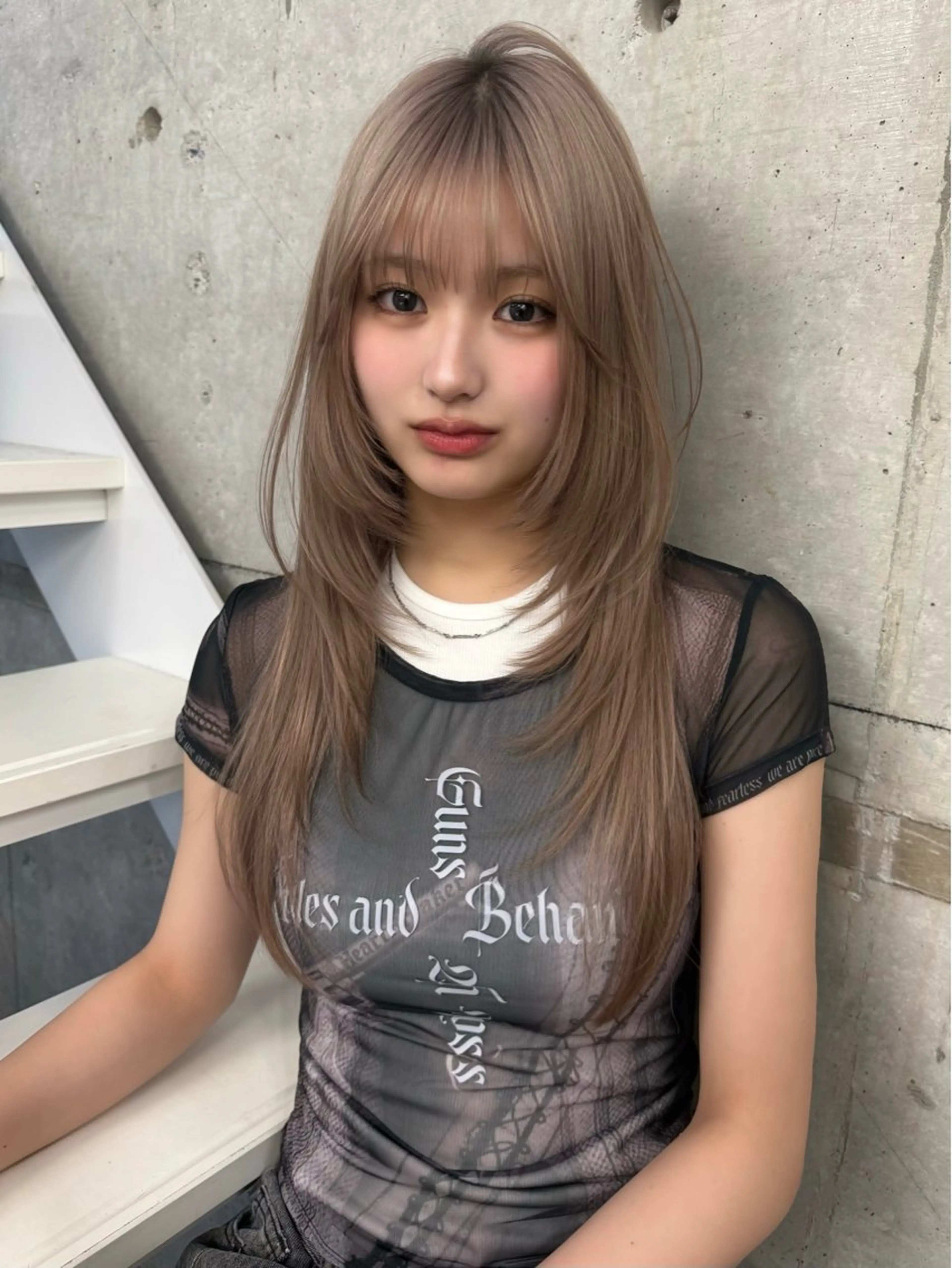 ［カットoff］1ブリーチ＋カラーの写真