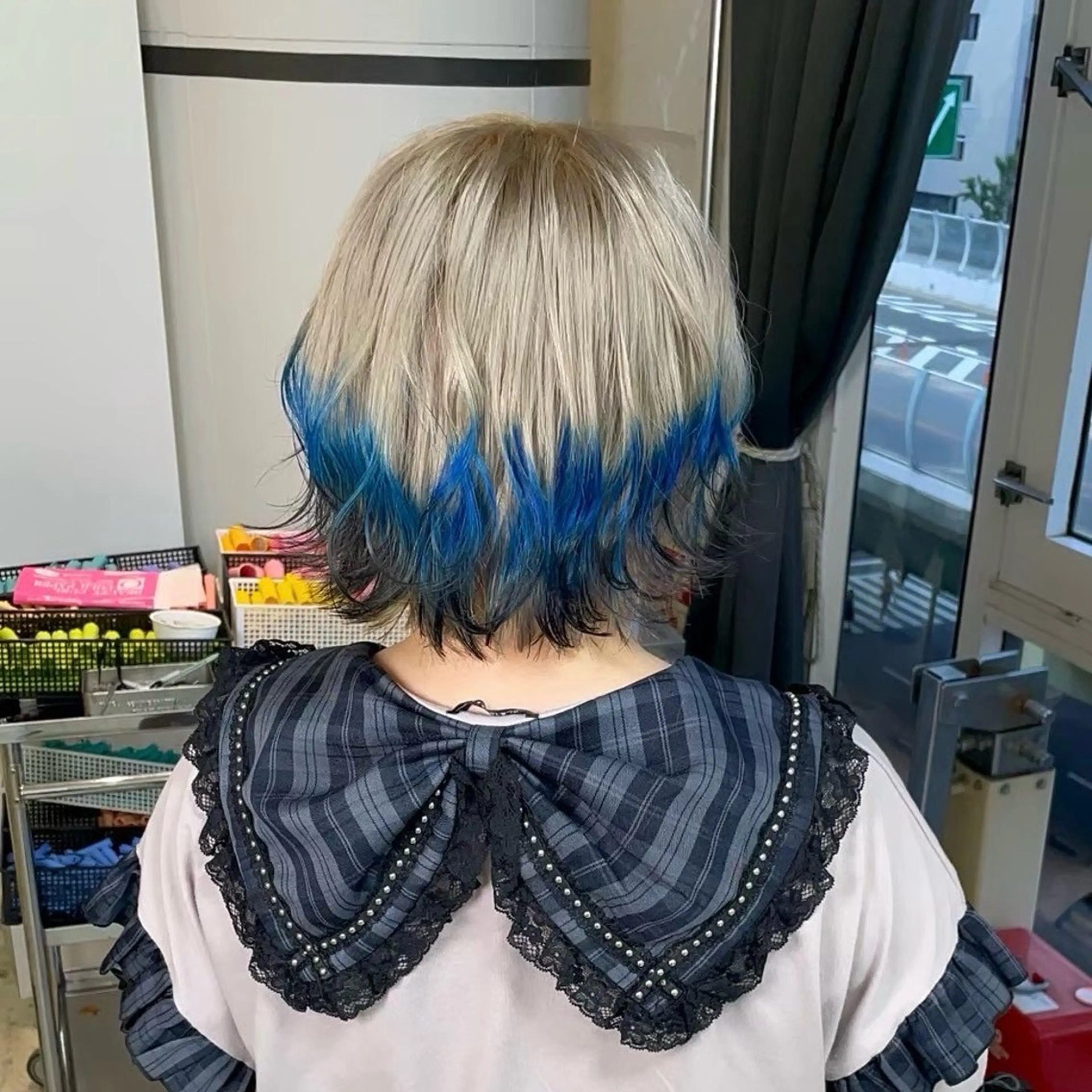 🐺裾カラー･エンドカラー🩶の写真