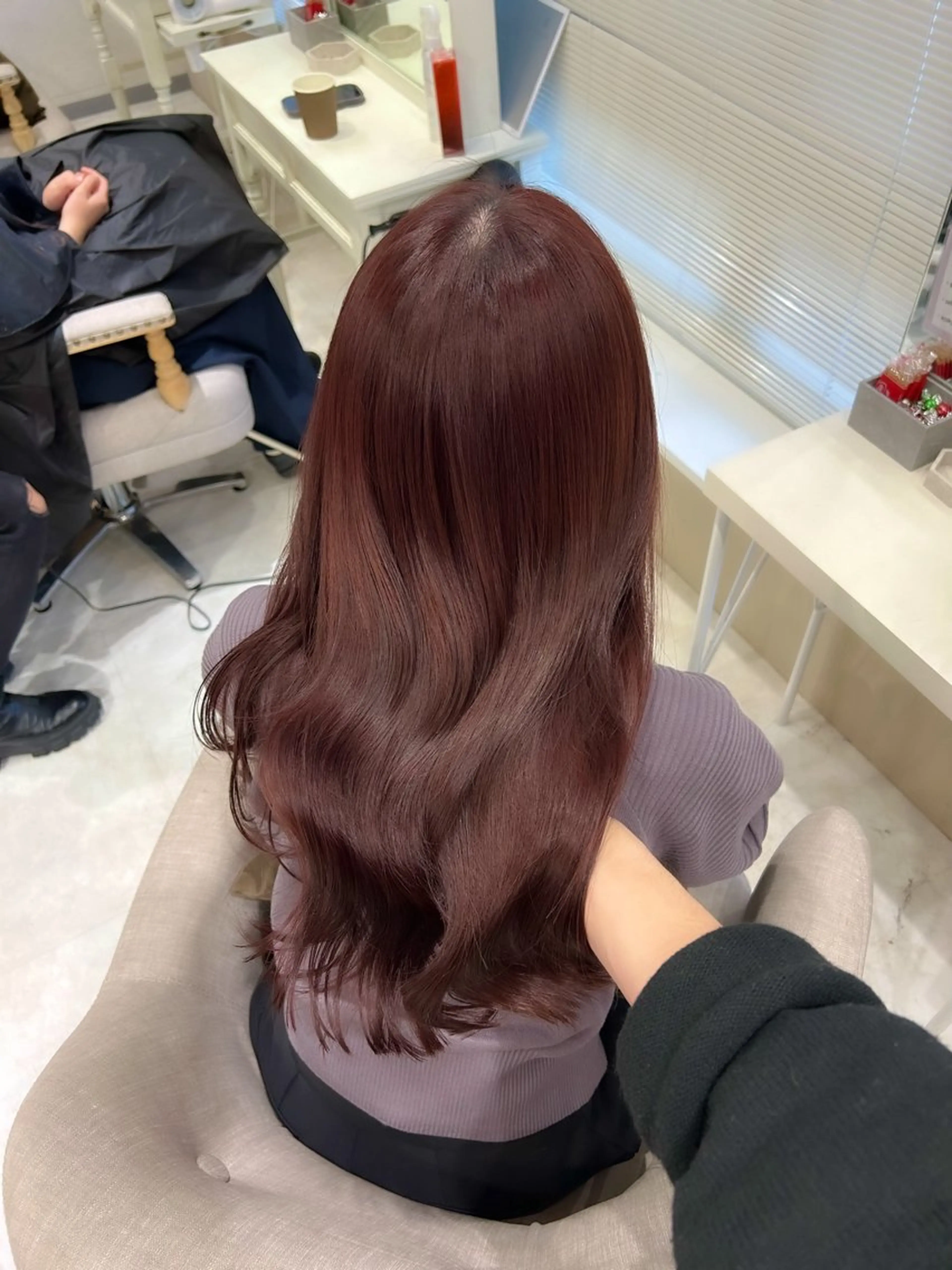 ロング カット ヘアカラー トリートメント 髪質改善× ブリーチなしyutoのヘアスタイル