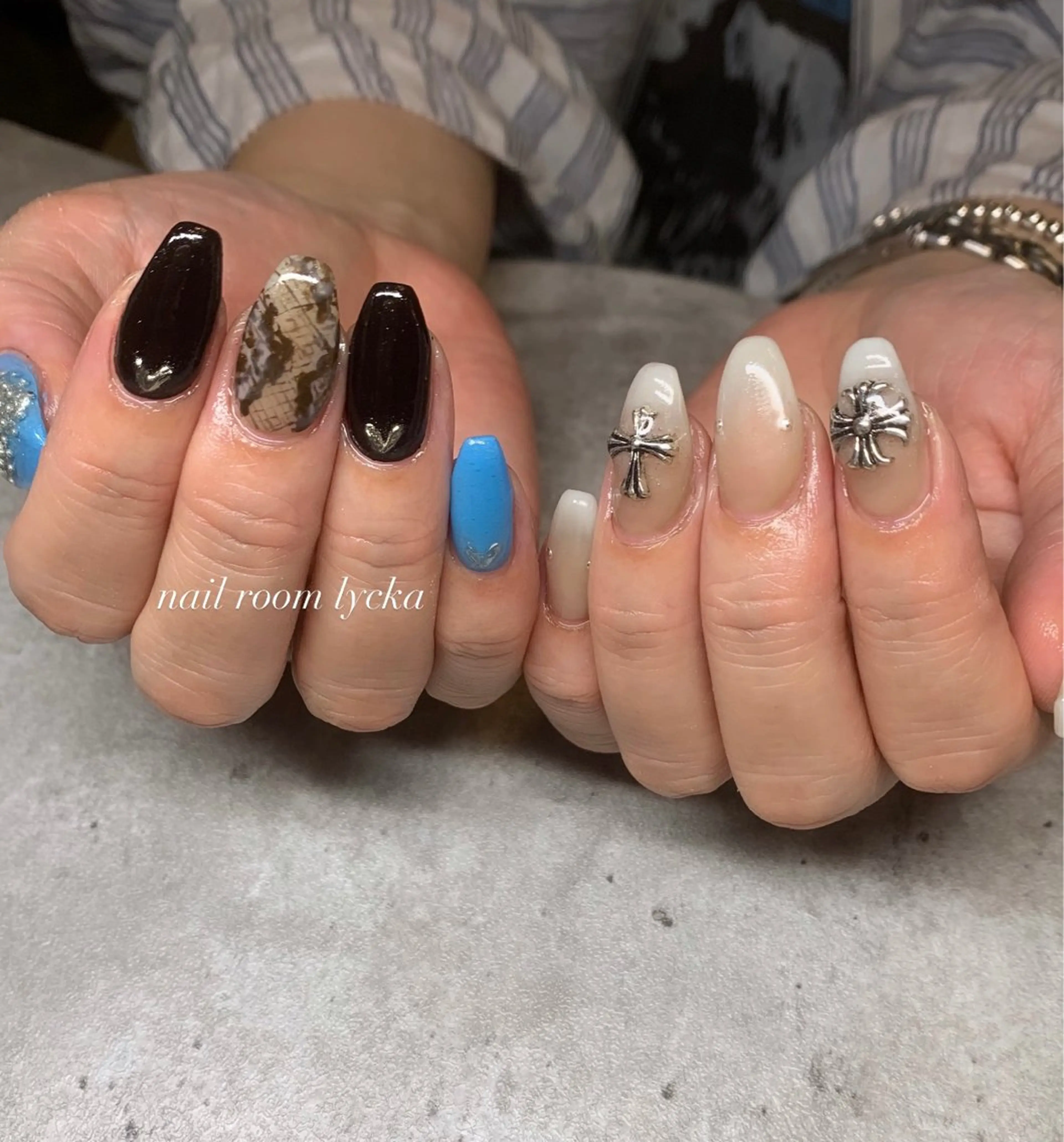 ネイル ﾈｲﾙﾙｰﾑﾘｯｶ 𝐦𝐚𝐲𝐮のネイルデザイン