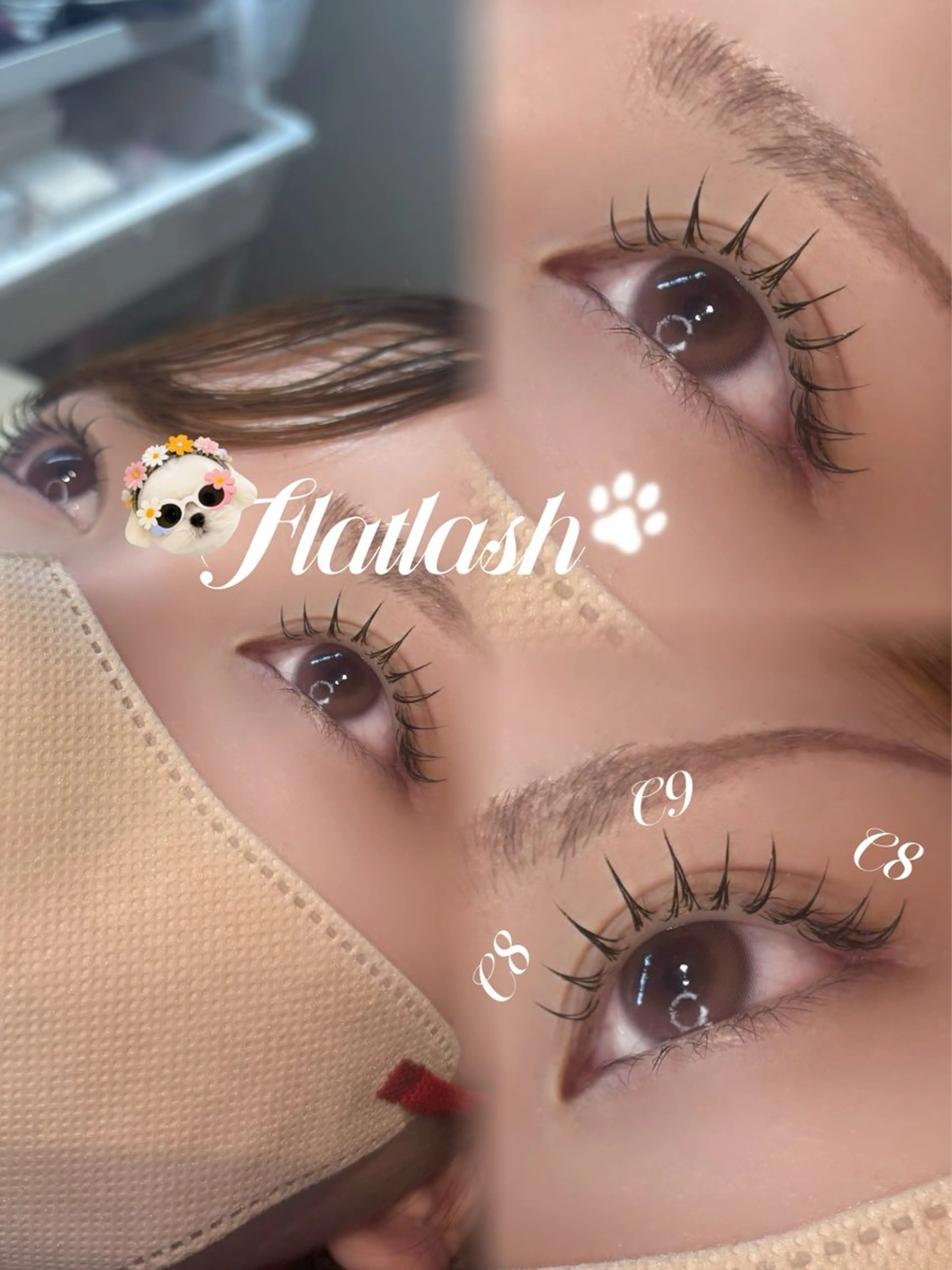 マツエク・マツパ ナチュラル マツエク Tetyna 川越 yukaのマツエク・マツパデザイン
