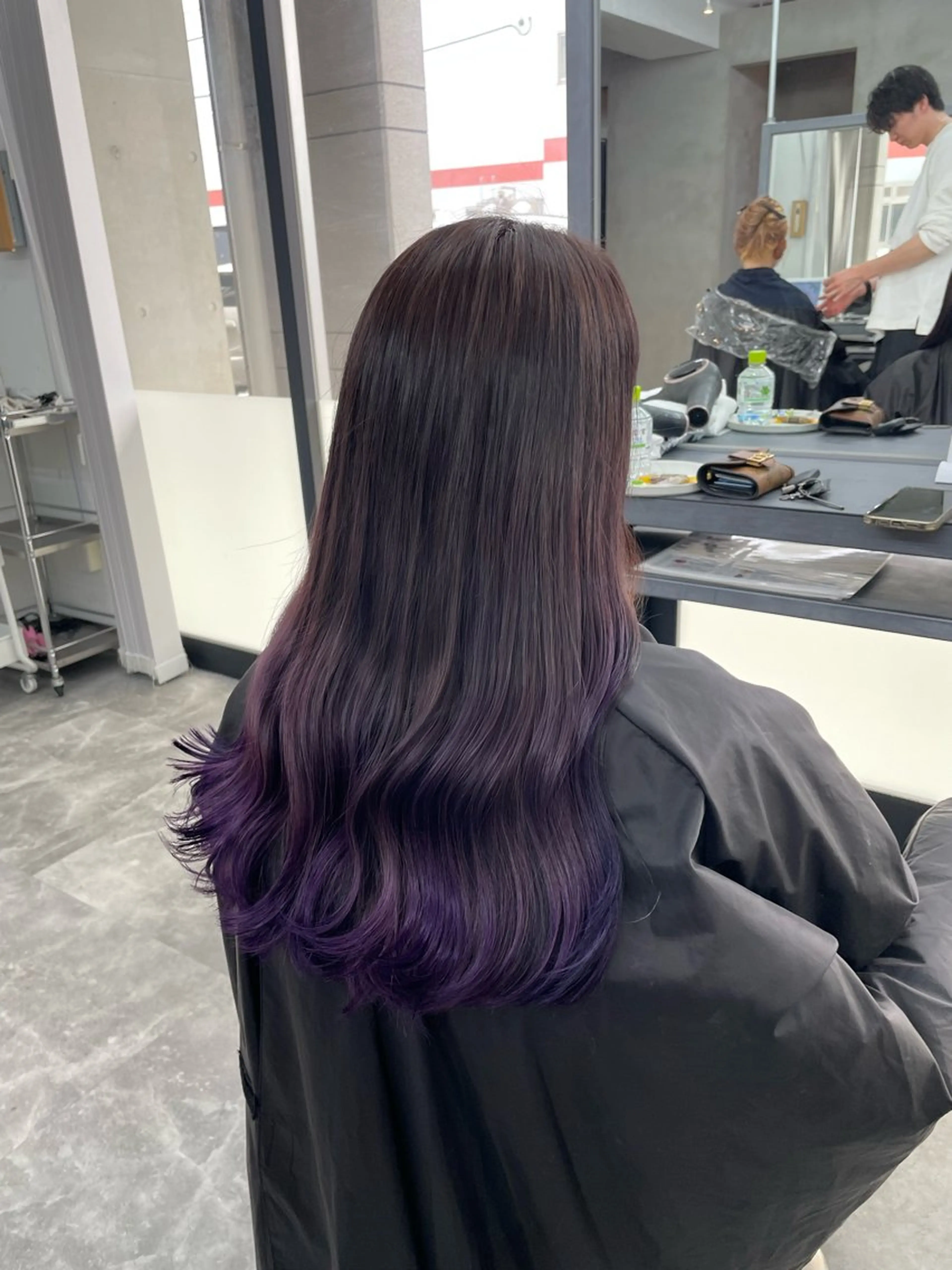 ロング ヘアカラー 🧋ミルクティーカラ ー🧋特化小林拓登のヘアスタイル