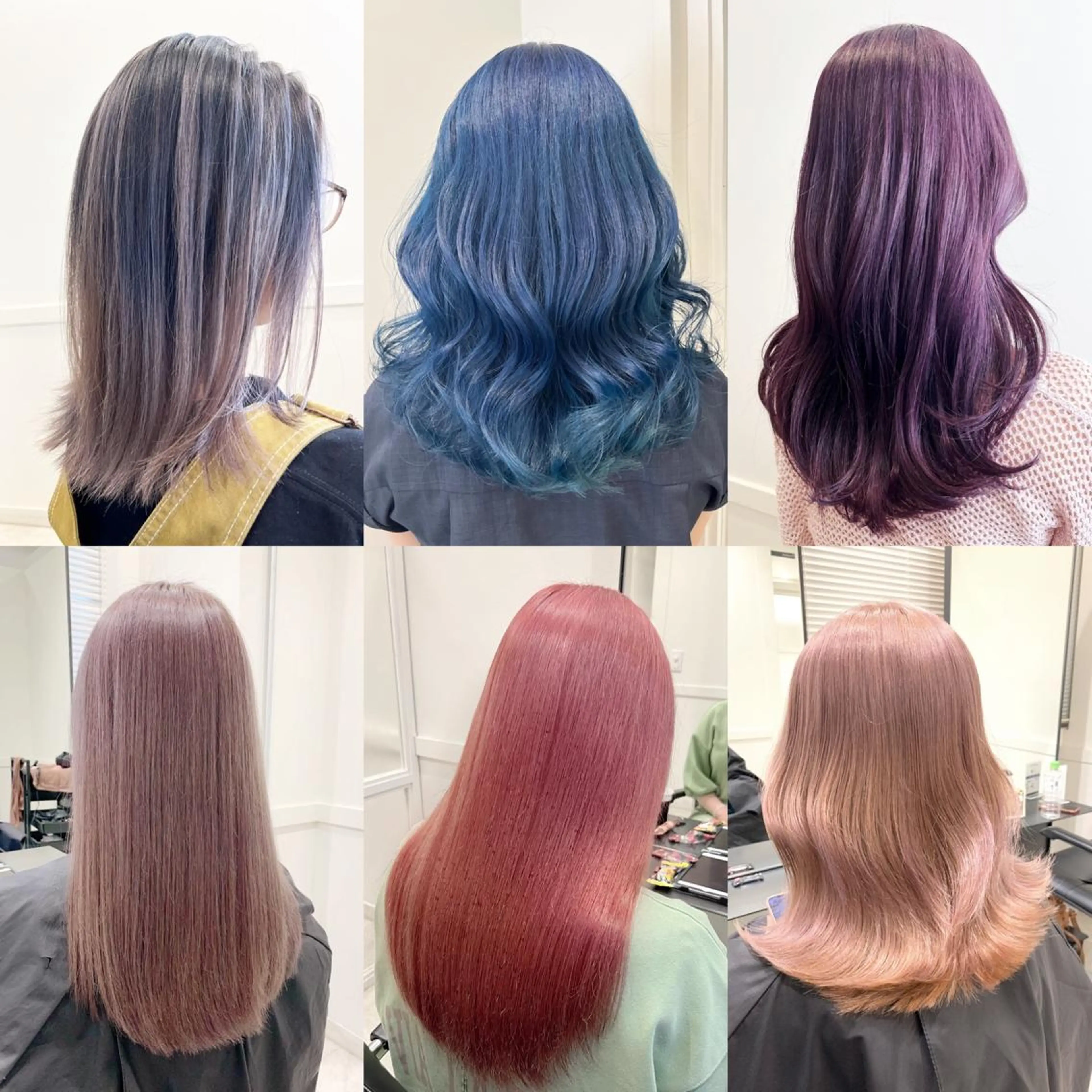 【来店2.3回目の方限定🌟】ケアブリーチ+全体カラー+ピースピュアTR 【髪質改善成分配合】※カット追加+¥3300の写真