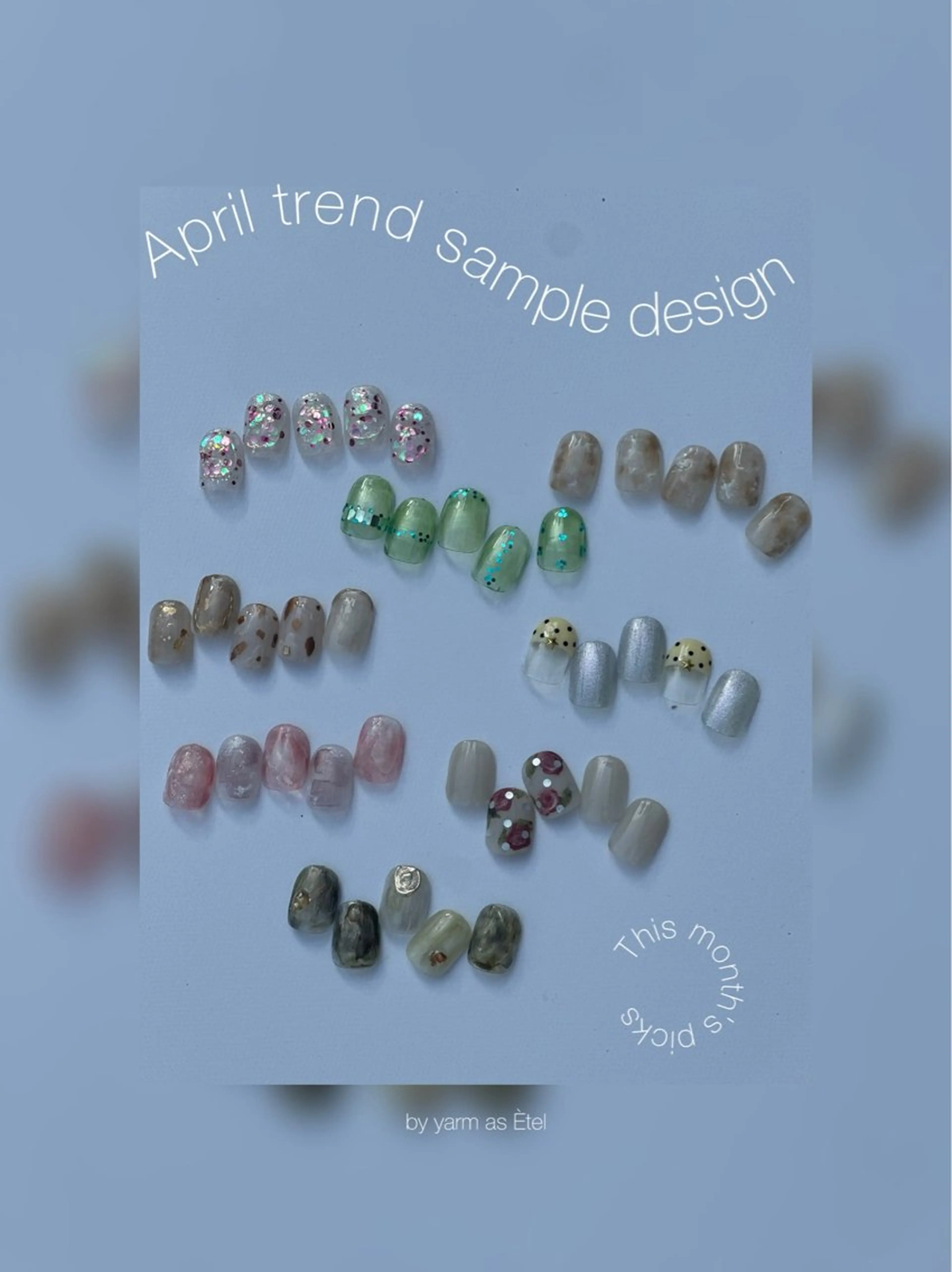 ネイル ハンドネイル Yarm As Etel.のネイルデザイン