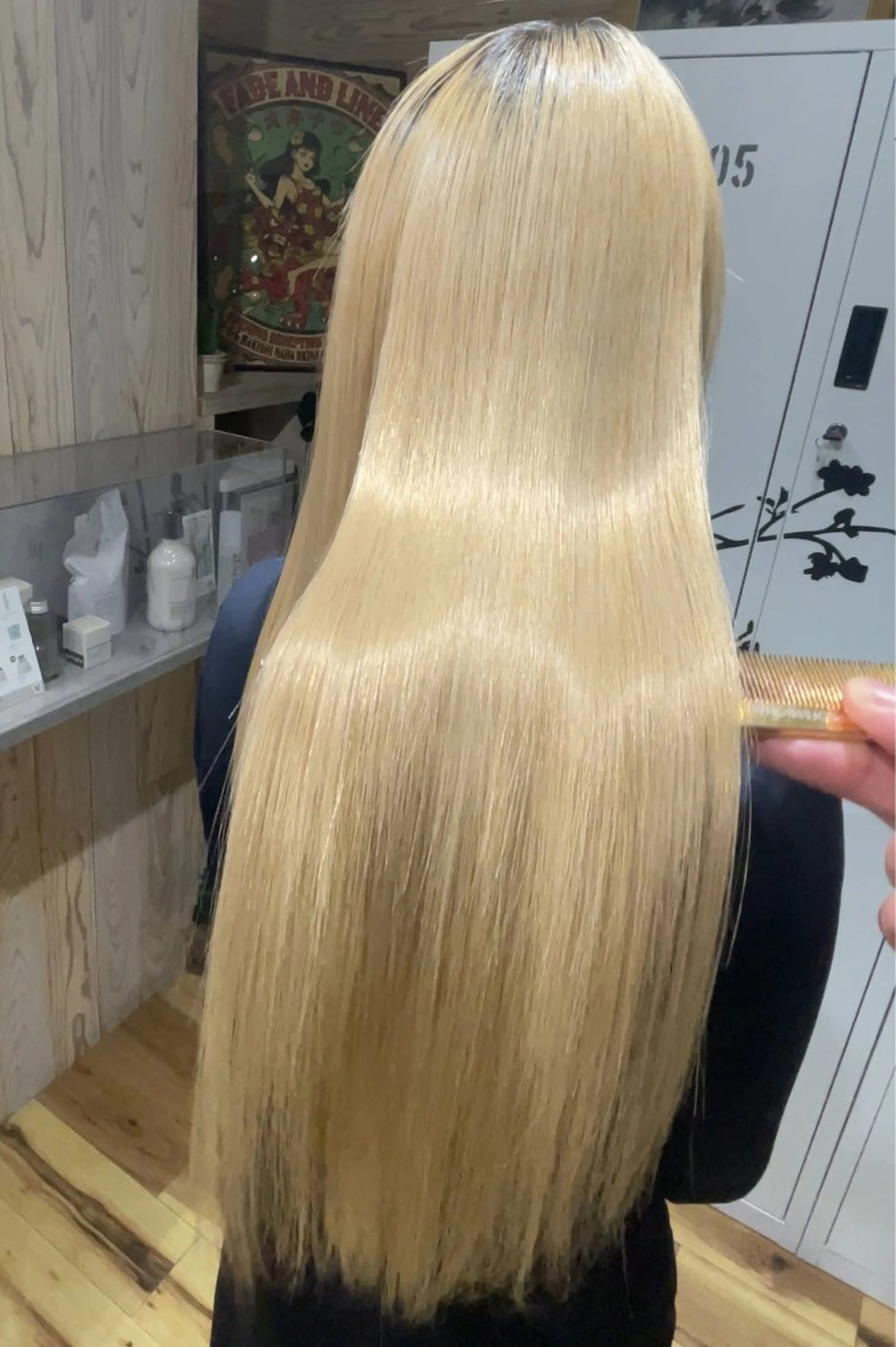 ロング 縮毛矯正 トリートメント NAO ☆のヘアスタイル