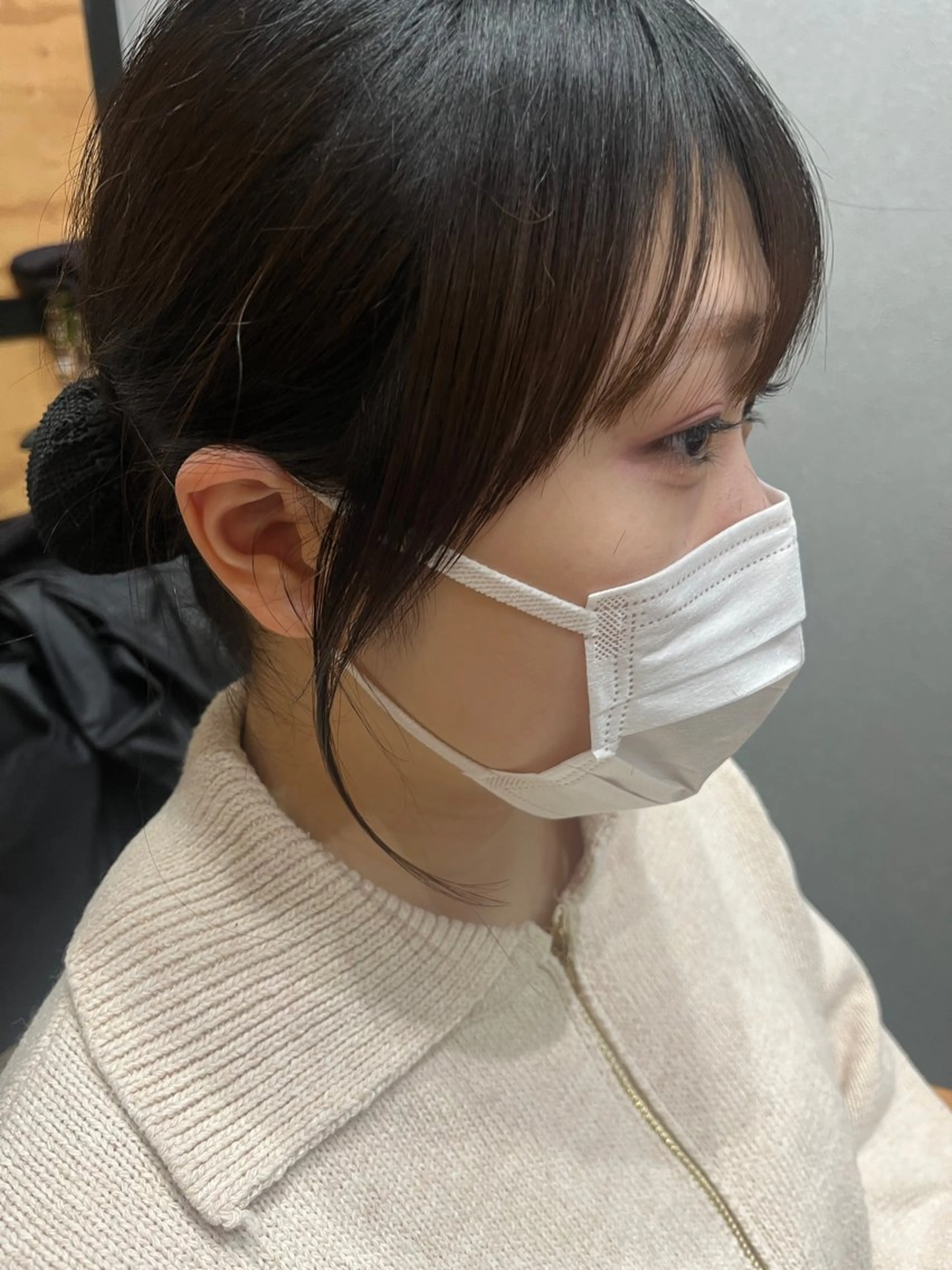 セミロング カラー 久木原 ゆりのヘアスタイル