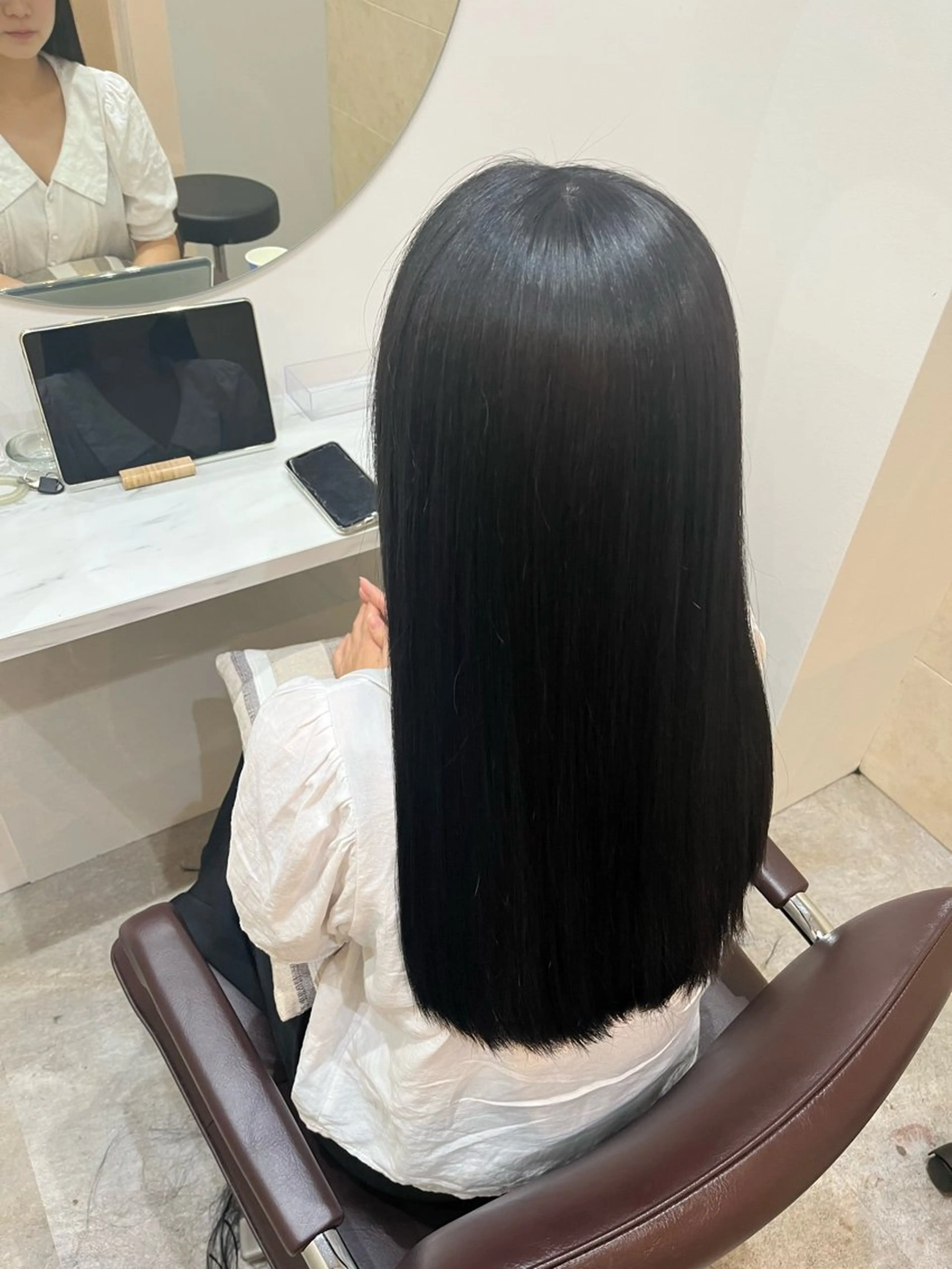 ロング カラー カット ヘアカラー トリートメント 【髪質改善 艶髪】 布川 莉穂のヘアスタイル